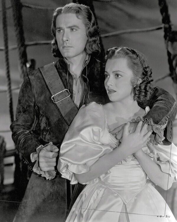 Captain Blood 1935 Errol Flynn Olivia De Havilland swashbuckler 24x36 poster