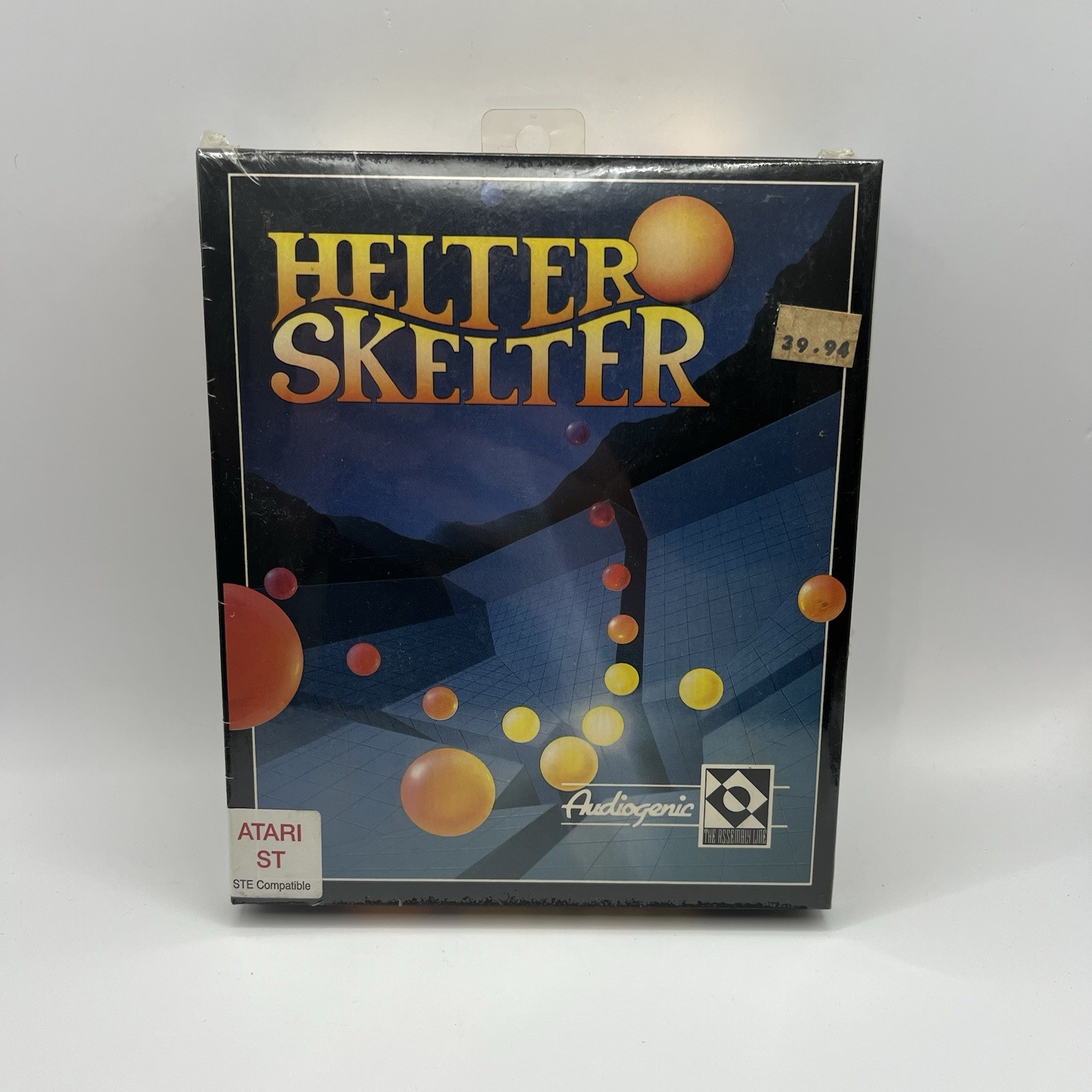 Helter Skelter Atari ST PAL Sealed w/ Hangtab Torn Seal Audiogenic STE