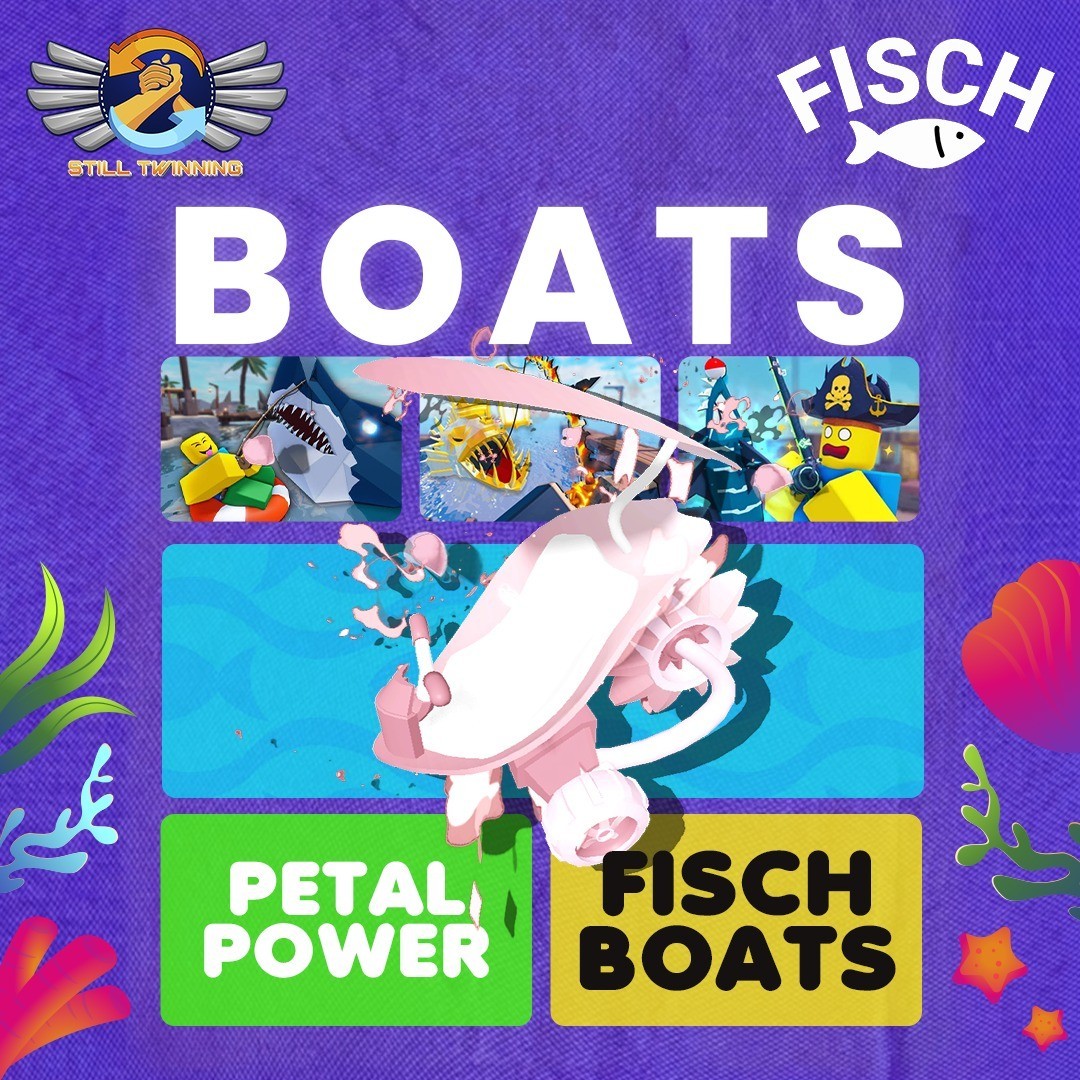 Petal Power Boat - Fisch | Fast Delivery