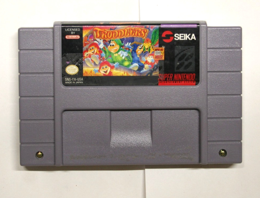 Troddlers (Super Nintendo Entertainment System, 1993) SNES Tested
