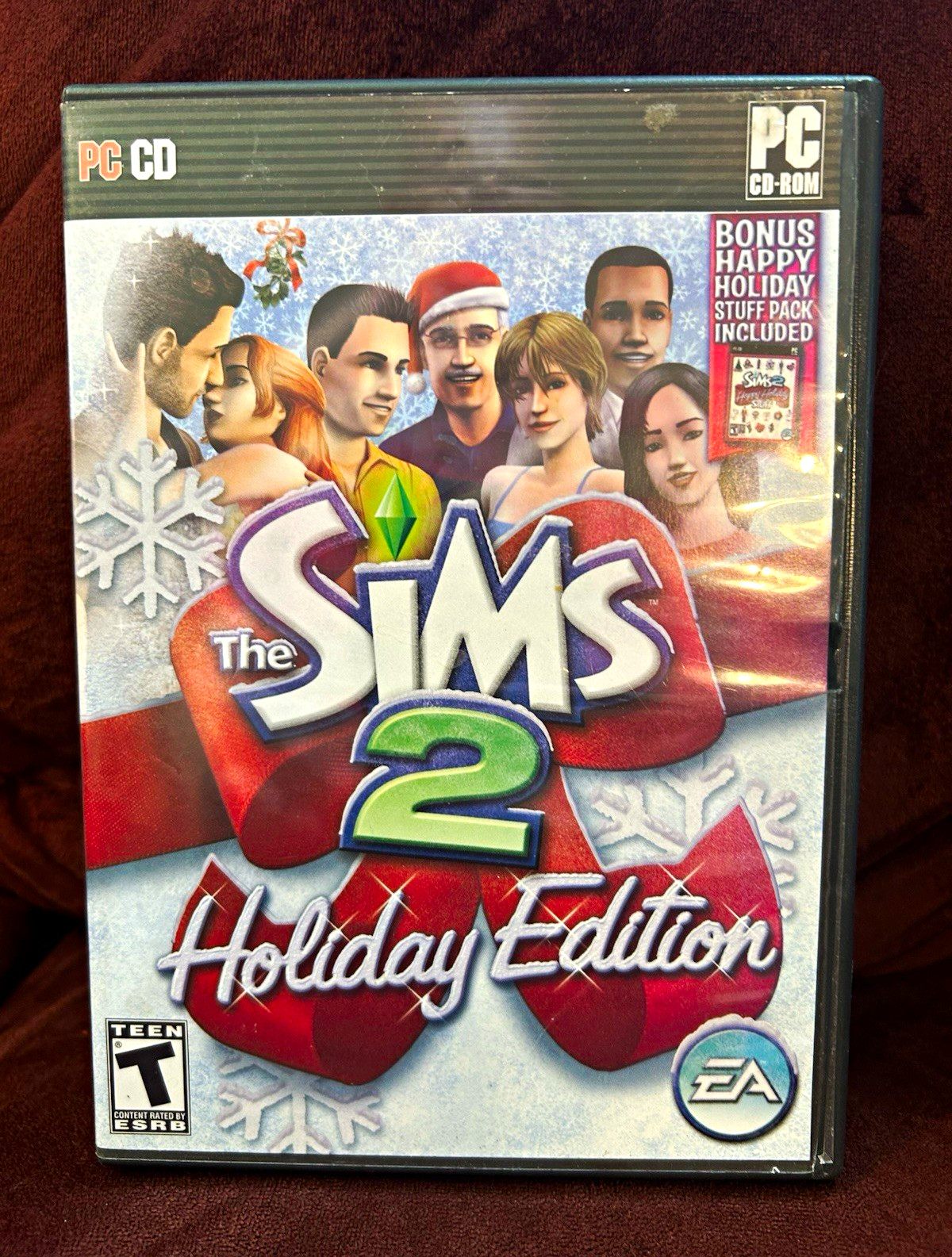 EA The Sims 2: Holiday Edition PC CD-ROM Simulation Game W/ Manual Missing 1disc