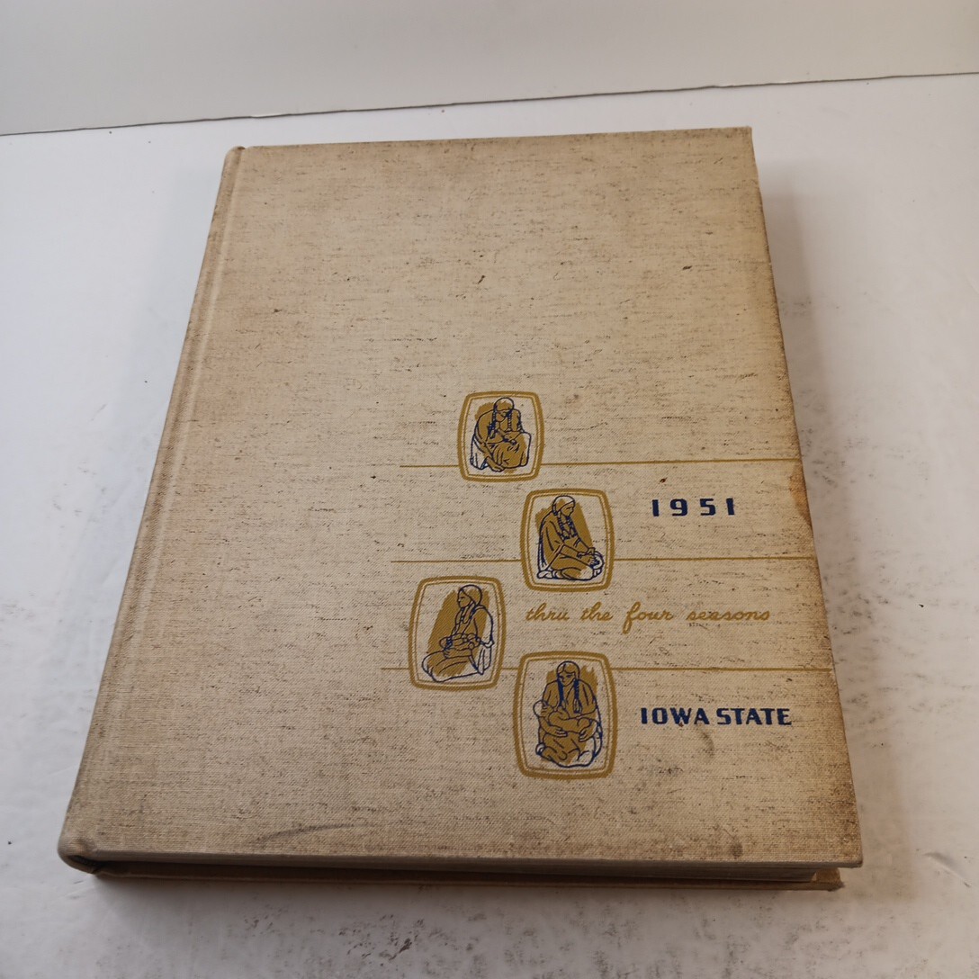 1951 Iowa State University Yearbook Ames, Iowa “The Bomb”