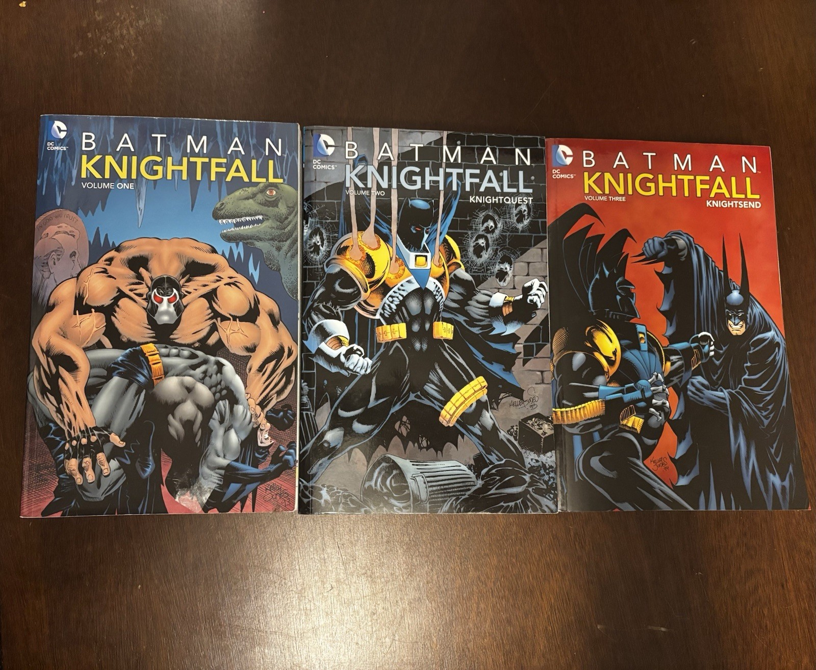 Batman Knightfall Vol 1-3 Complete Set TPB Knightquest Knightsend