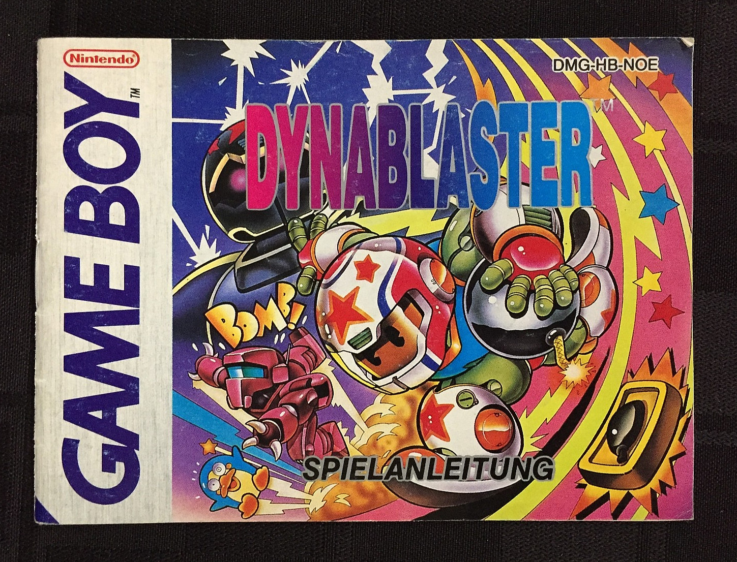 PAL No Game DYNABLASTER Instruction Booklet MANUAL Gameboy GERMAN Bomberman