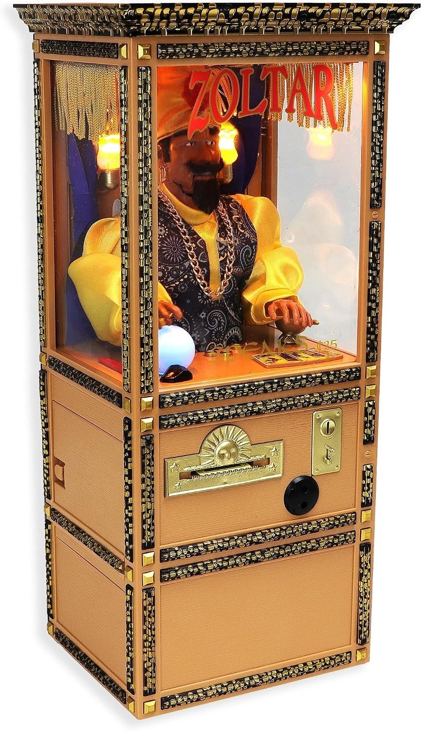 Zoltar Speaks Mini Replica Fortune Teller Machine 1/6 Scale Fully Animated