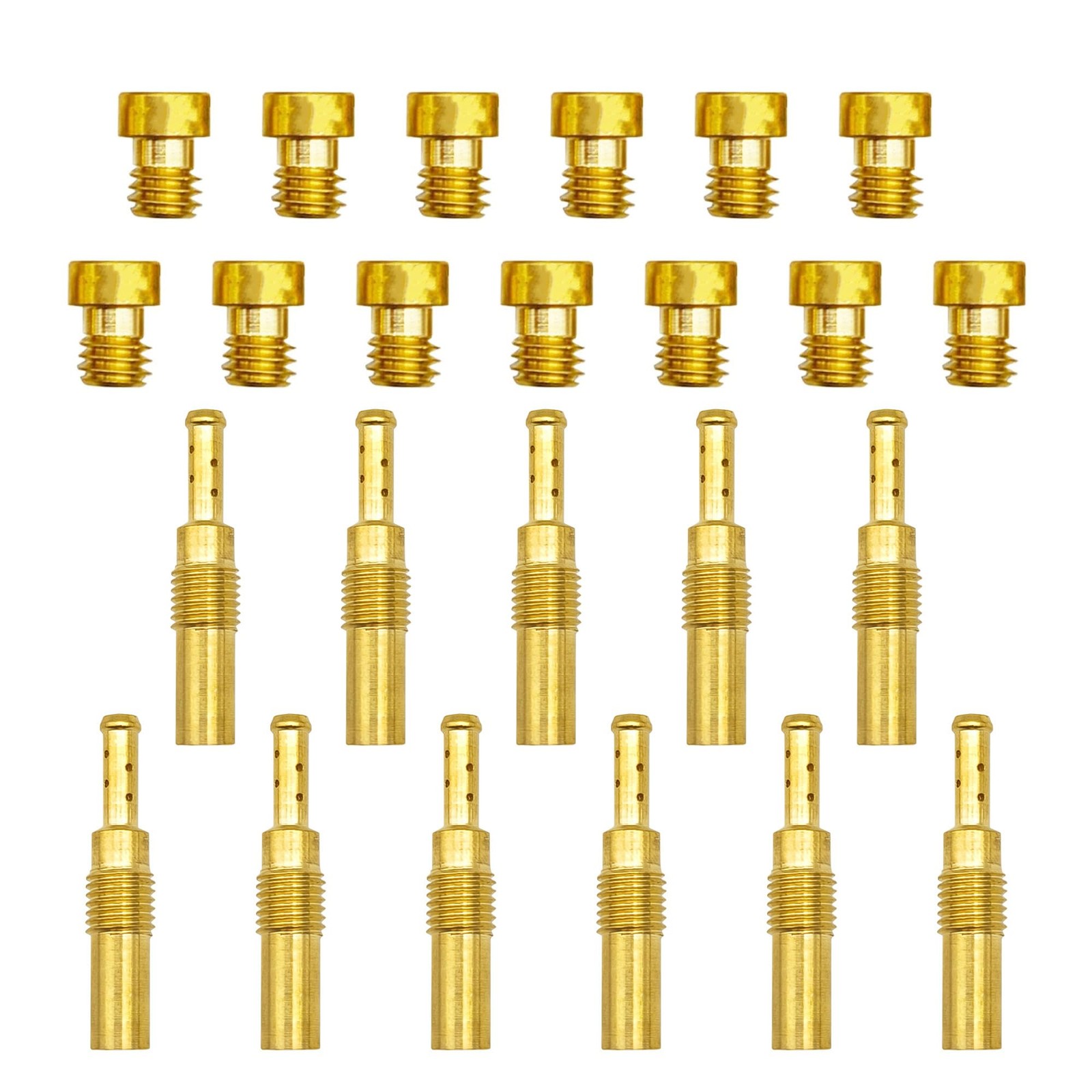 24Pcs Carburetor Main Pilot Jet Kit for Nibbi PWK Keihin