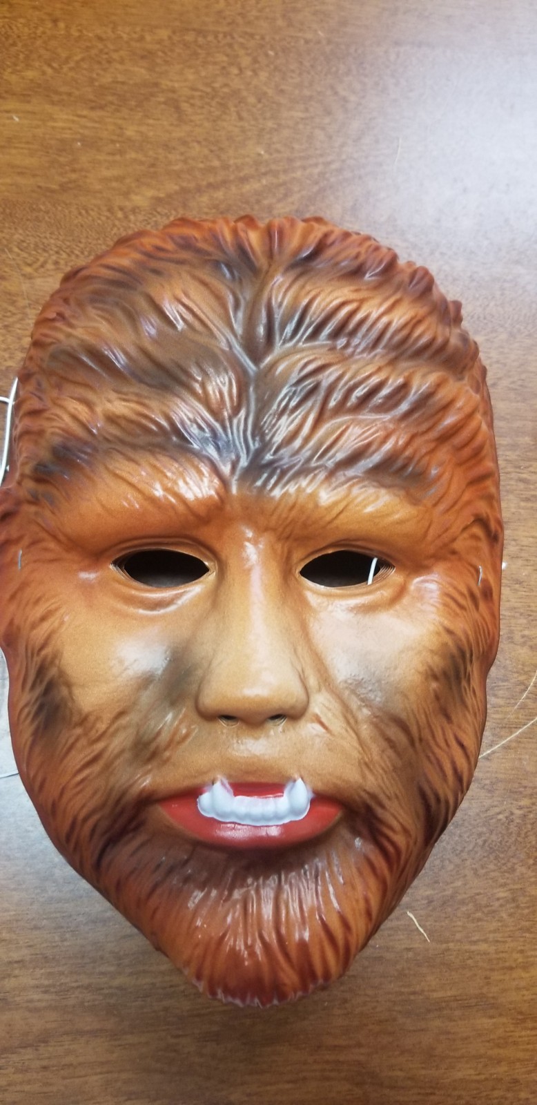 Vintage Wolfman Lon Chaney Jr Halloween Plastic Mask Ben Cooper Style NWT'S🎃