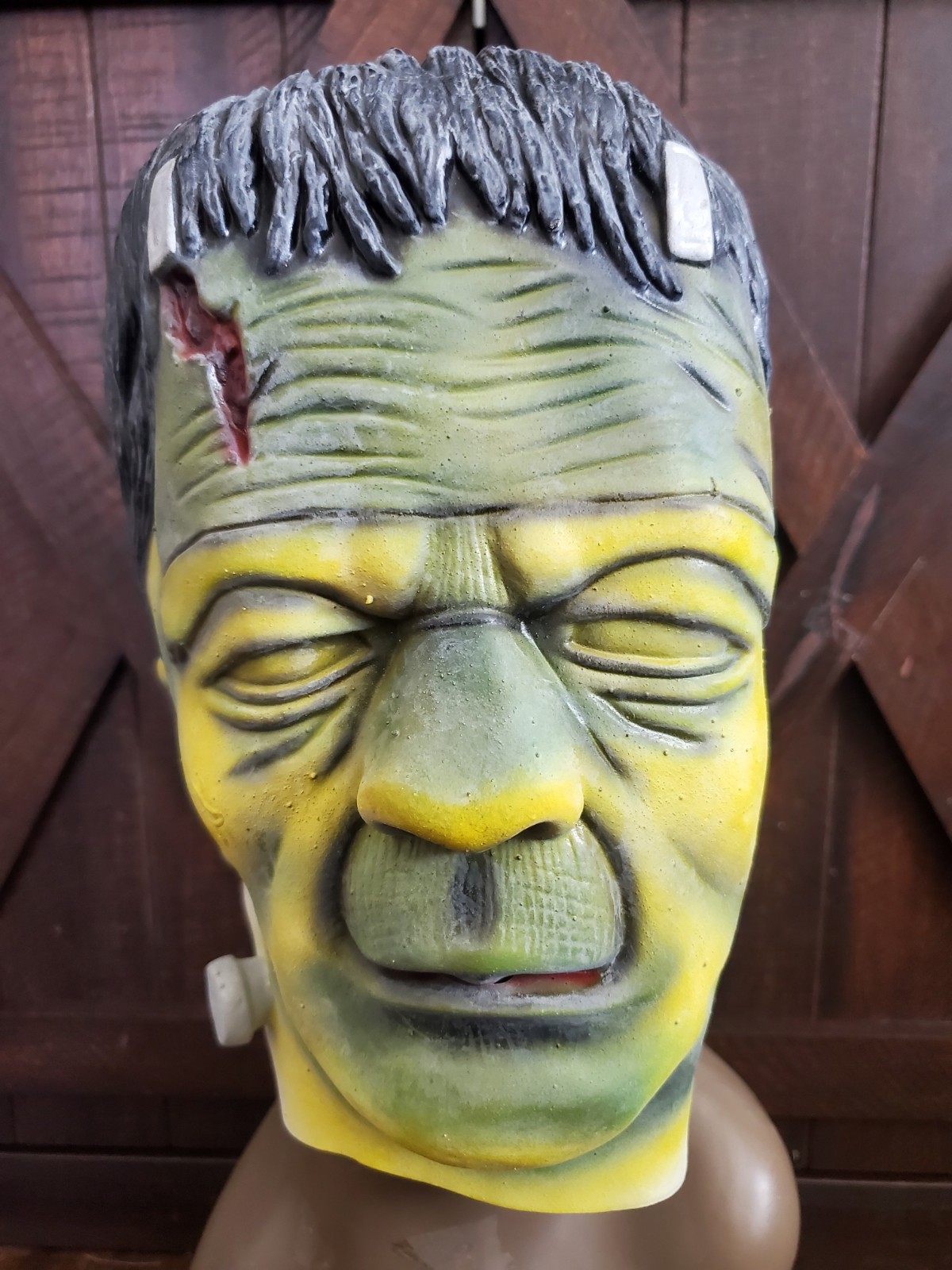 Vintage 1996 Frankenstein Child Latex Halloween Mask Official Universal Studios