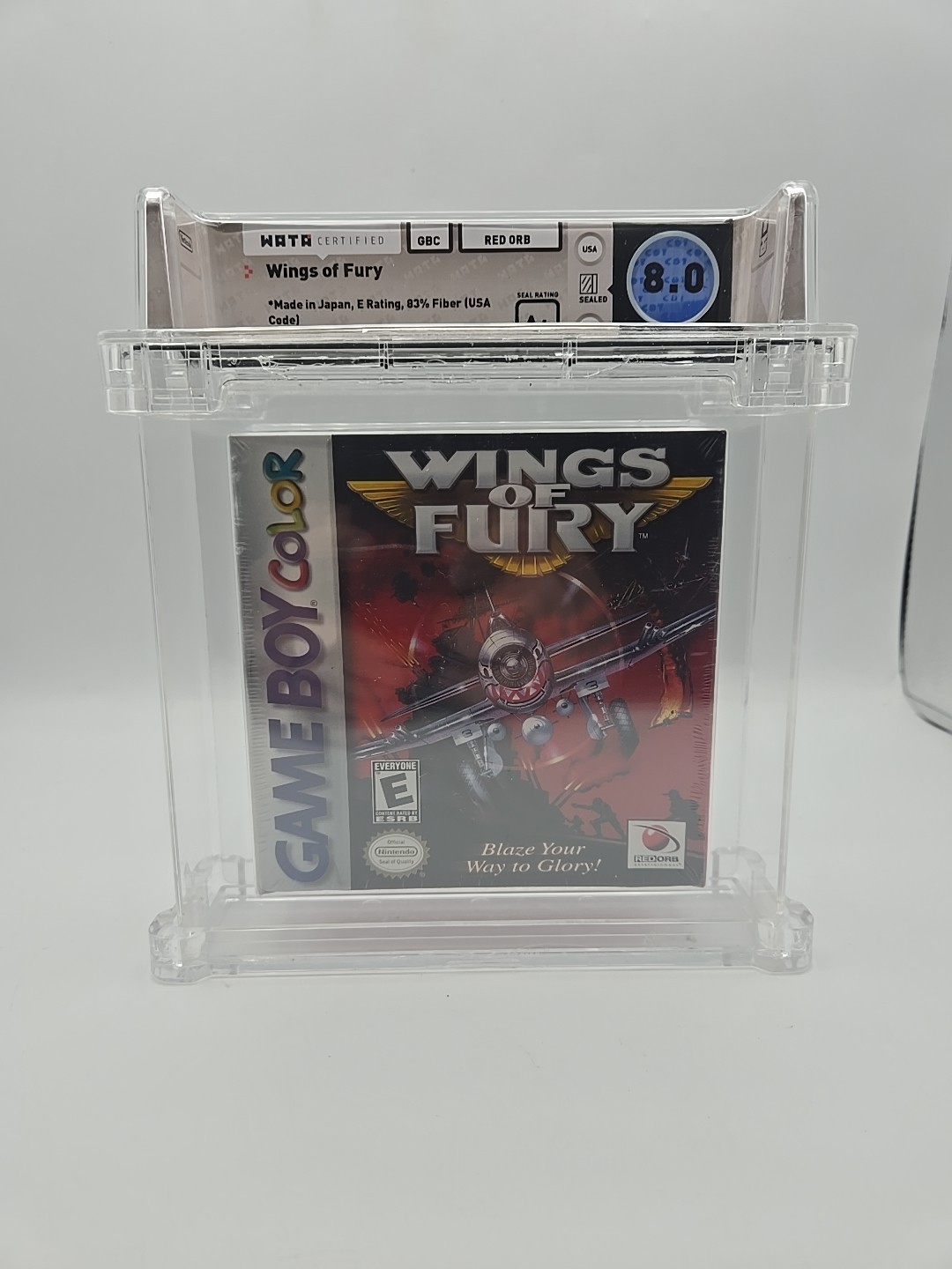 Wings of Fury (Nintendo Game Boy Color) GBC NEW Factory Sealed WATA Graded 8 A+ 