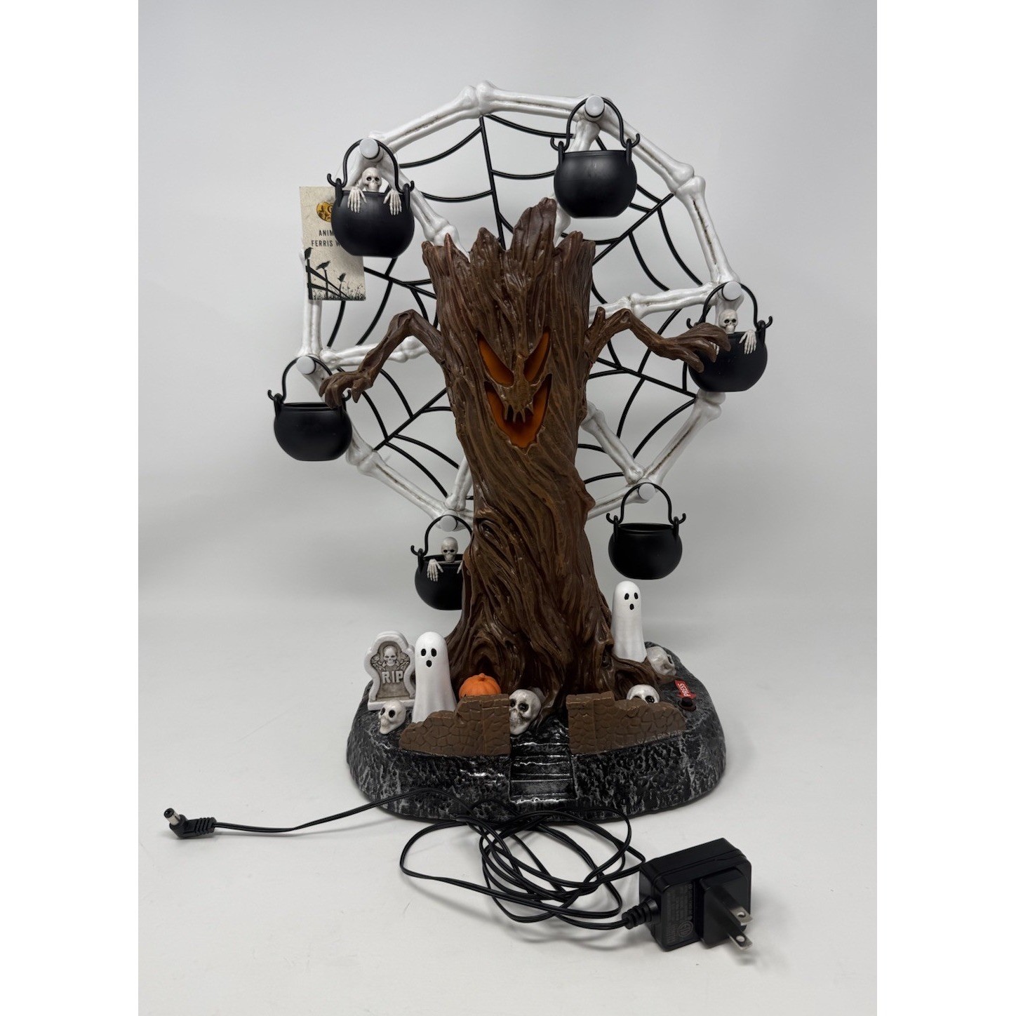 2026 Cracker Barrel Haunted Tree Halloween Ferris Wheel And Sounds NWT Display