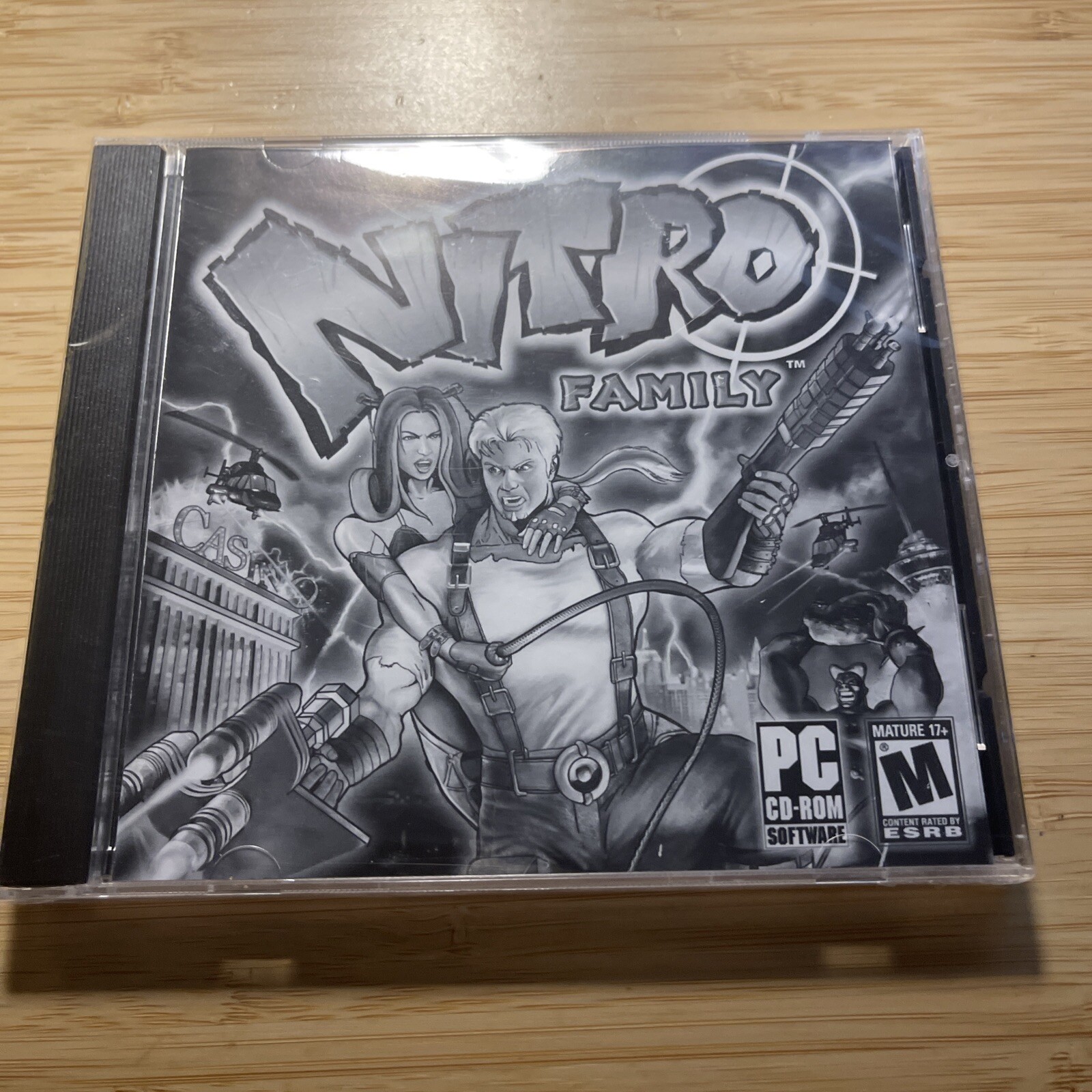 RARE Nitro Family PC CD-ROM Game w/Manual 2004 ValuSoft Sealed New