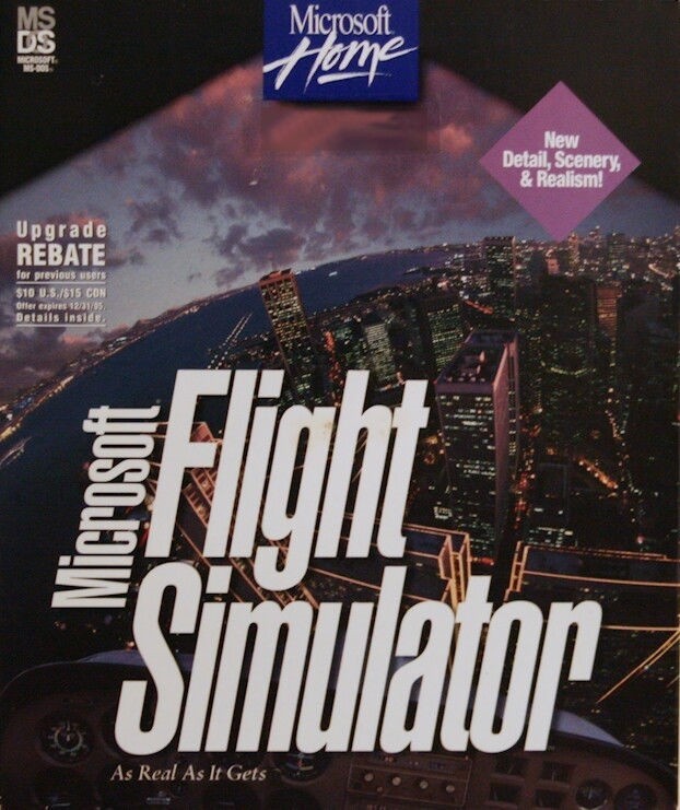 MICROSOFT FLIGHT SIMULATOR 5.1 1995 Ed. +1Clk Windows 11 10 8 7 Vista XP Install