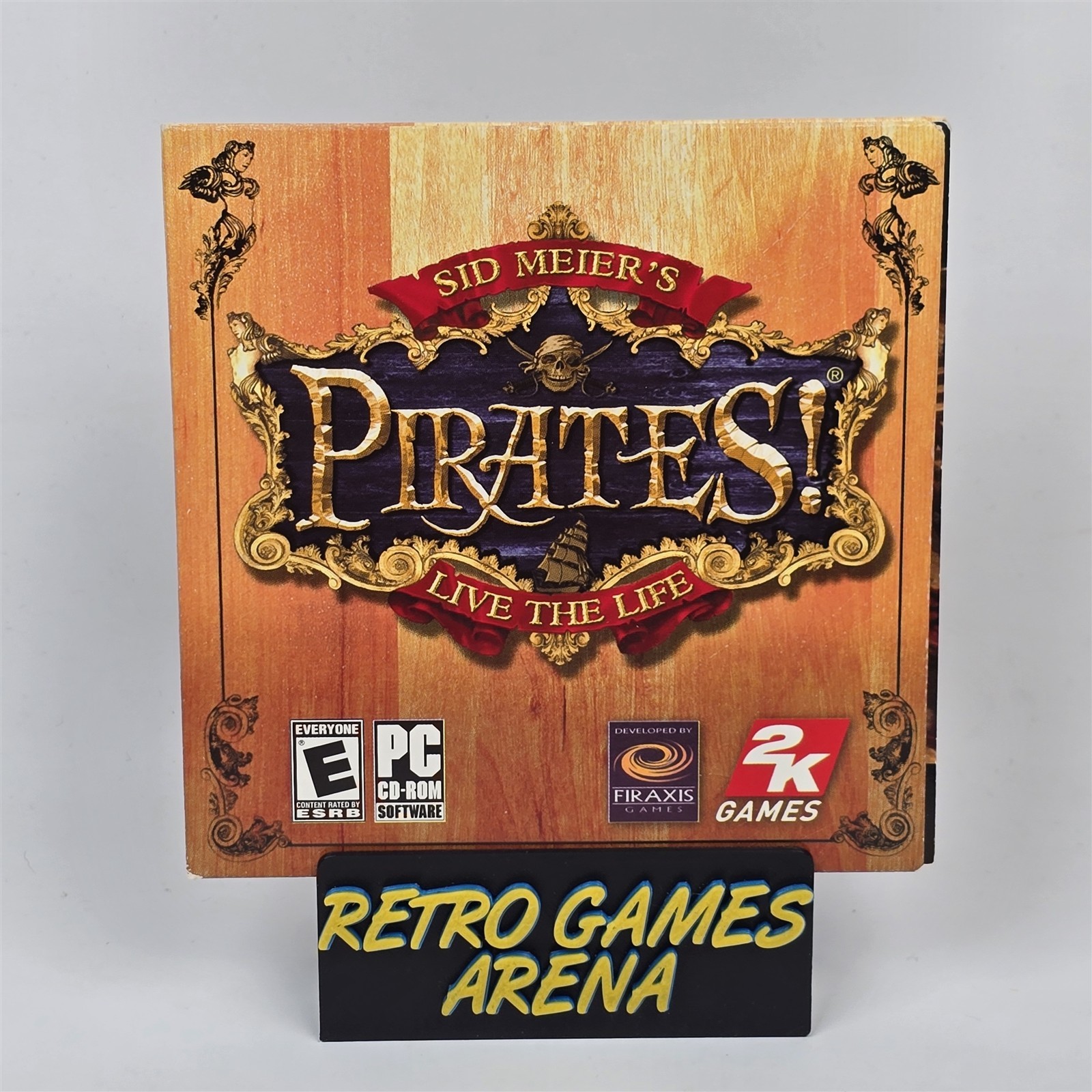 Sid Meier's Pirates Live the Life (PC CD-ROM) Slipcover CIB COMPLETE