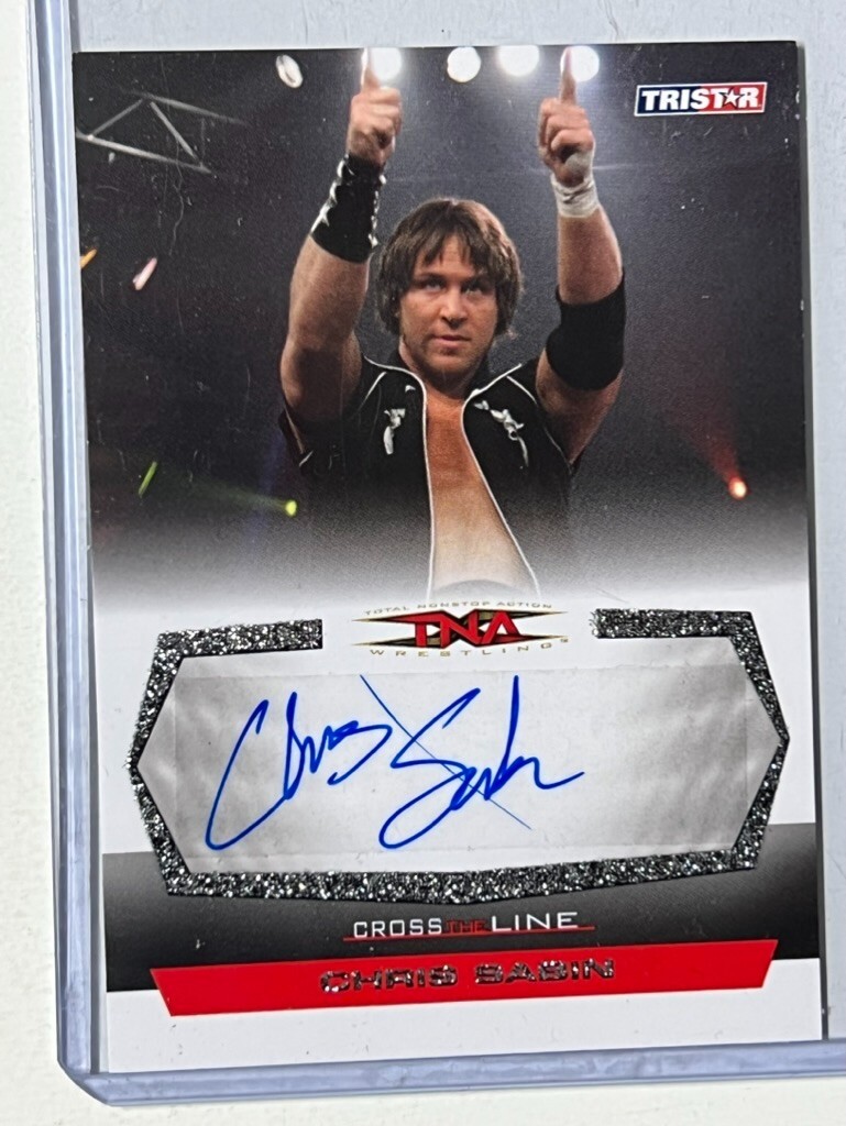 2008 TriStar TNA Cross The Line Autographs #CCS Chris Sabin