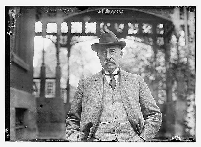 Photo:John Hays Hammond 1910s Portrait Mining Engineer Diplomat Hat Suit