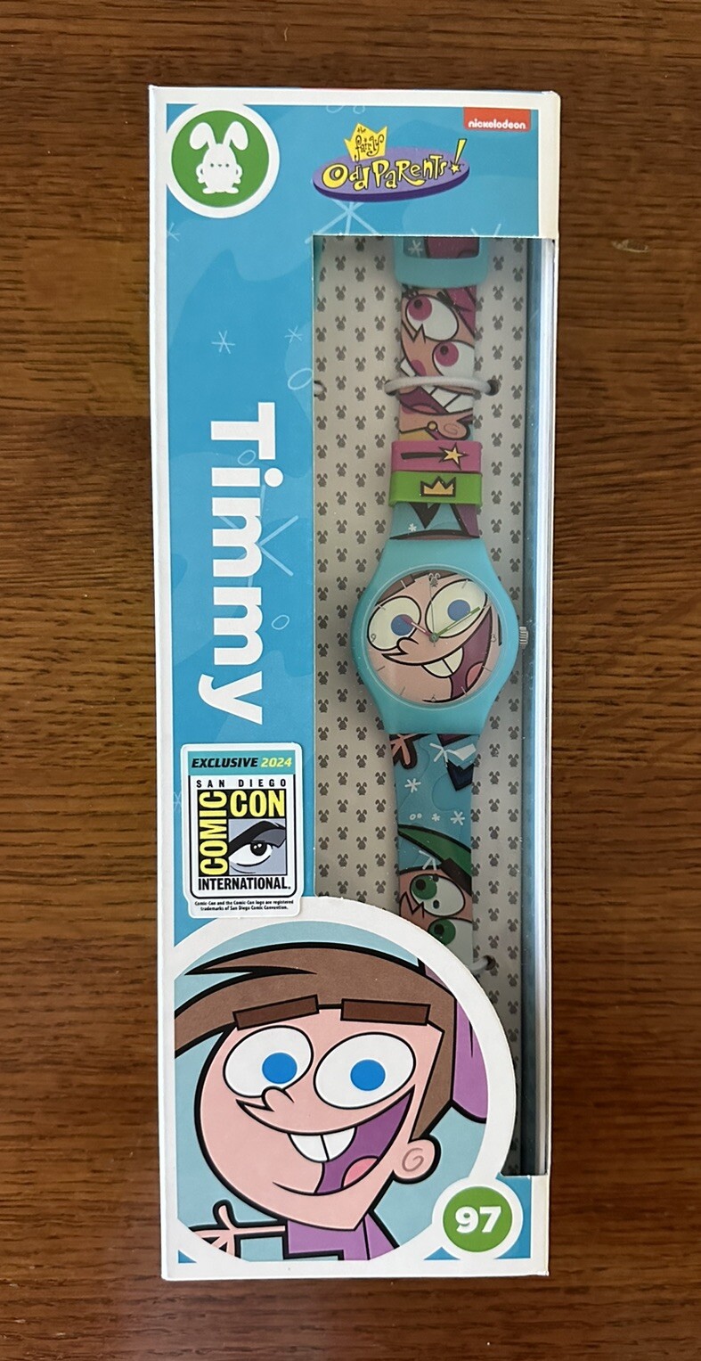 The Fairly Oddparents Timmy Watch GITD Disliz SDCC Comic Con Exclusive NIB