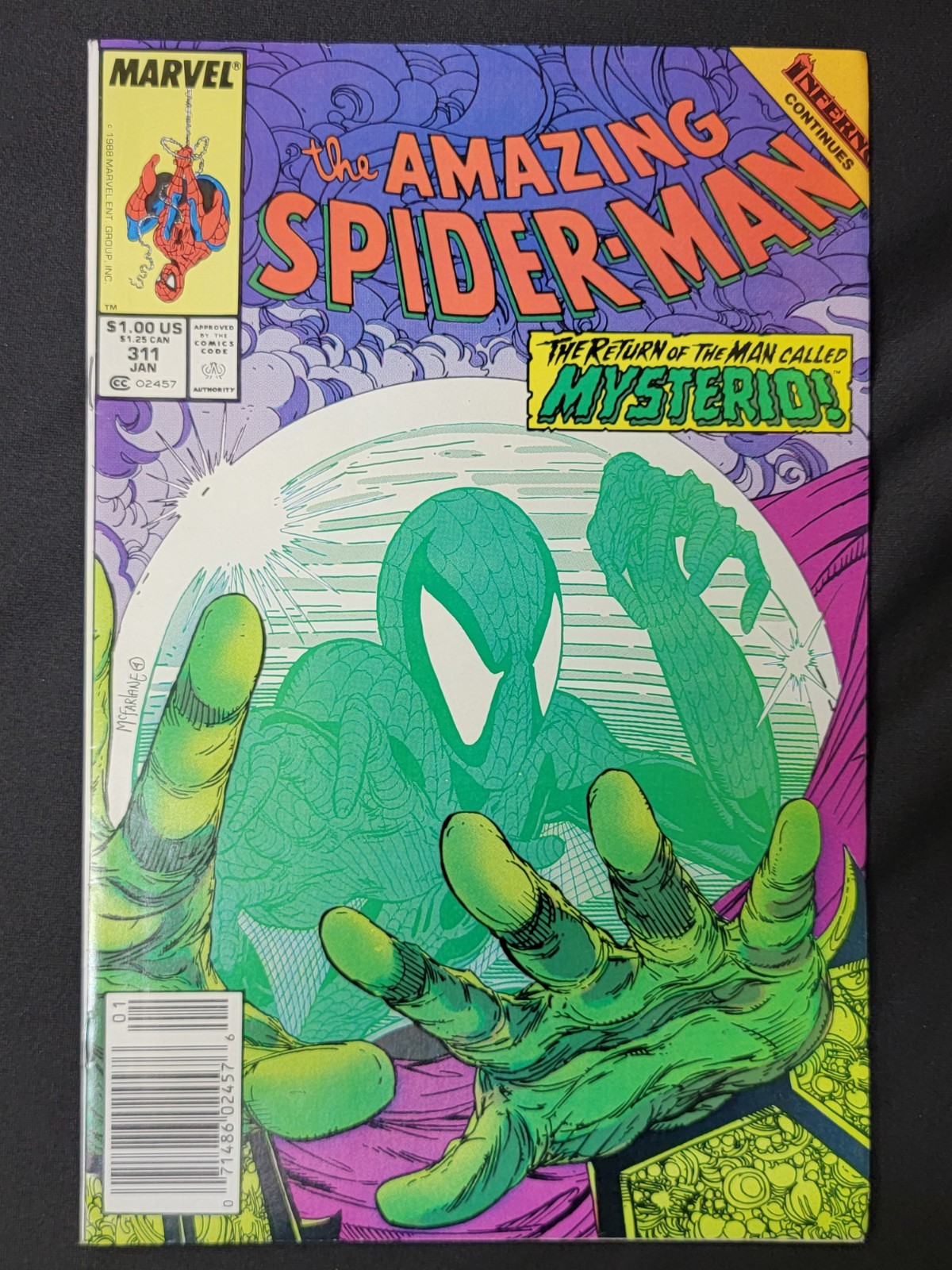 Amazing Spider-Man (1963) #311 Cover By Todd McFarlane The Return Of Mysterio VF