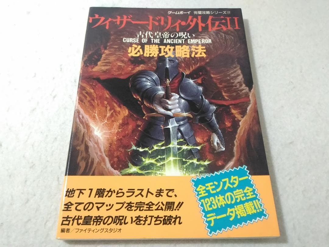 WIZARDRY Gaiden 2 Japan Strategy Guide Book Rare Vintage Retro Gaming