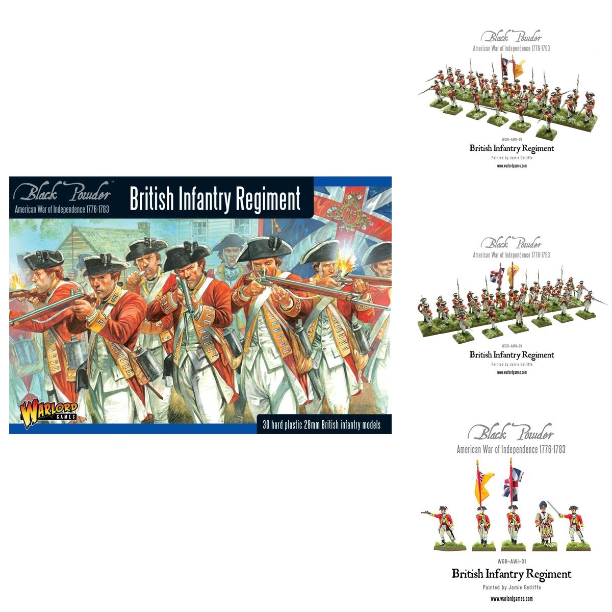 British Infantry - 28mm Scale Plastic Miniatures Black Powder By Warlord Games
