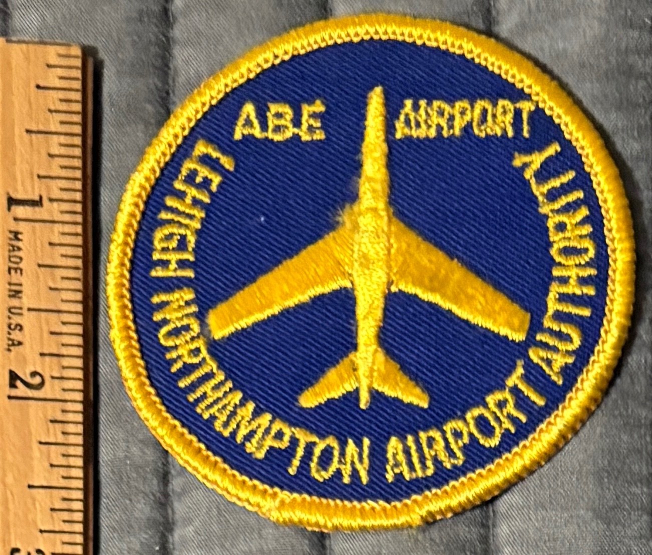Vintage Obsolete Lehigh Airport Authority ABE Pennsylvania PA Patch