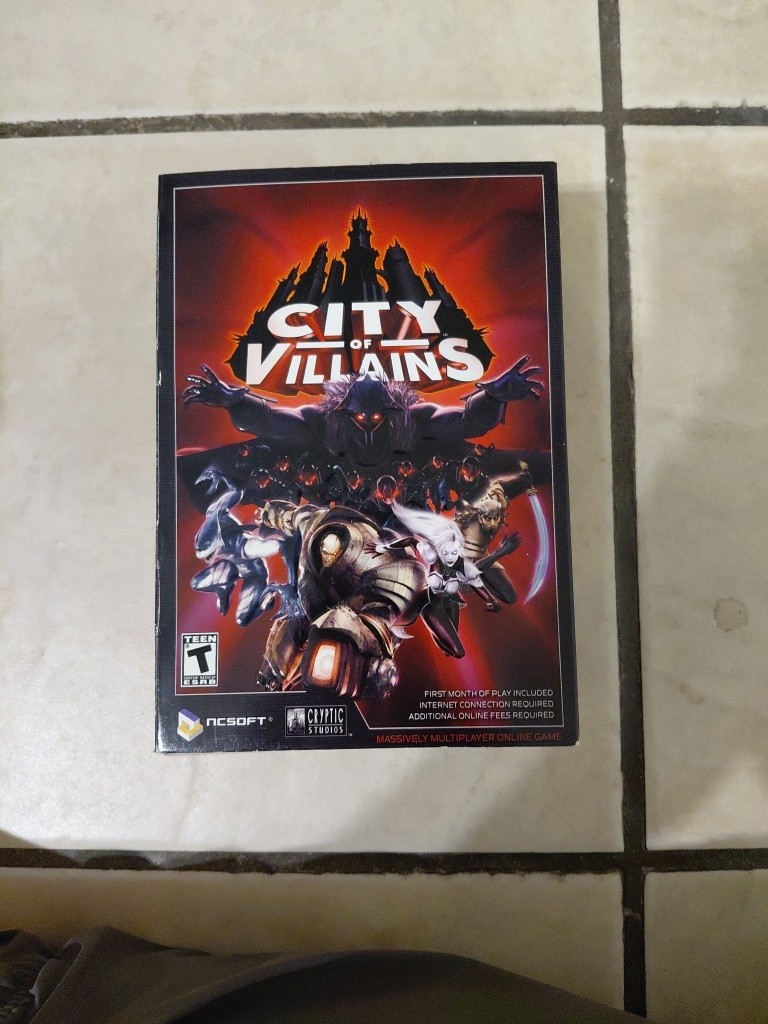 City of Villains (PC, 2005) Big Box (figure not included)