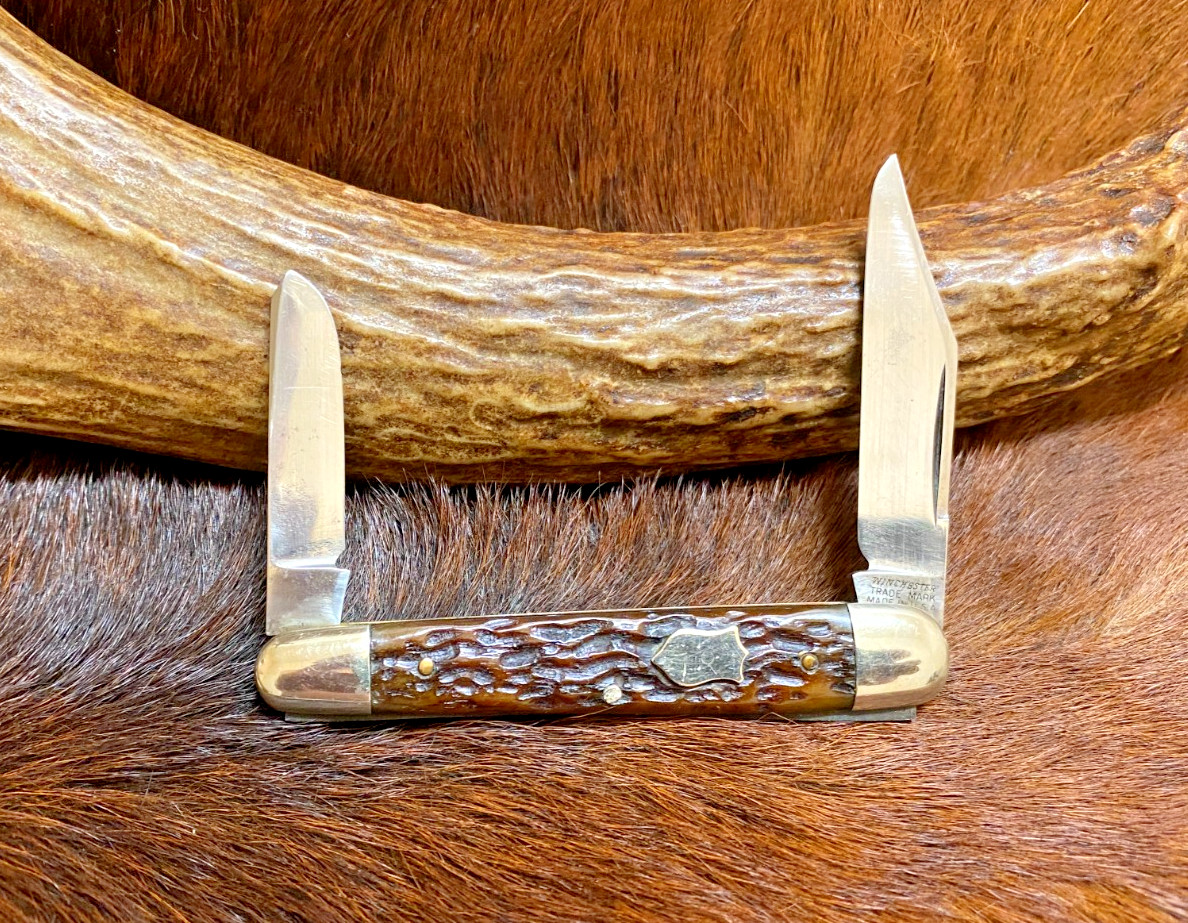 Winchester, Trademark, Made in USA., 2914 Sleeveboard Pen Folding Knife, 3 3/8