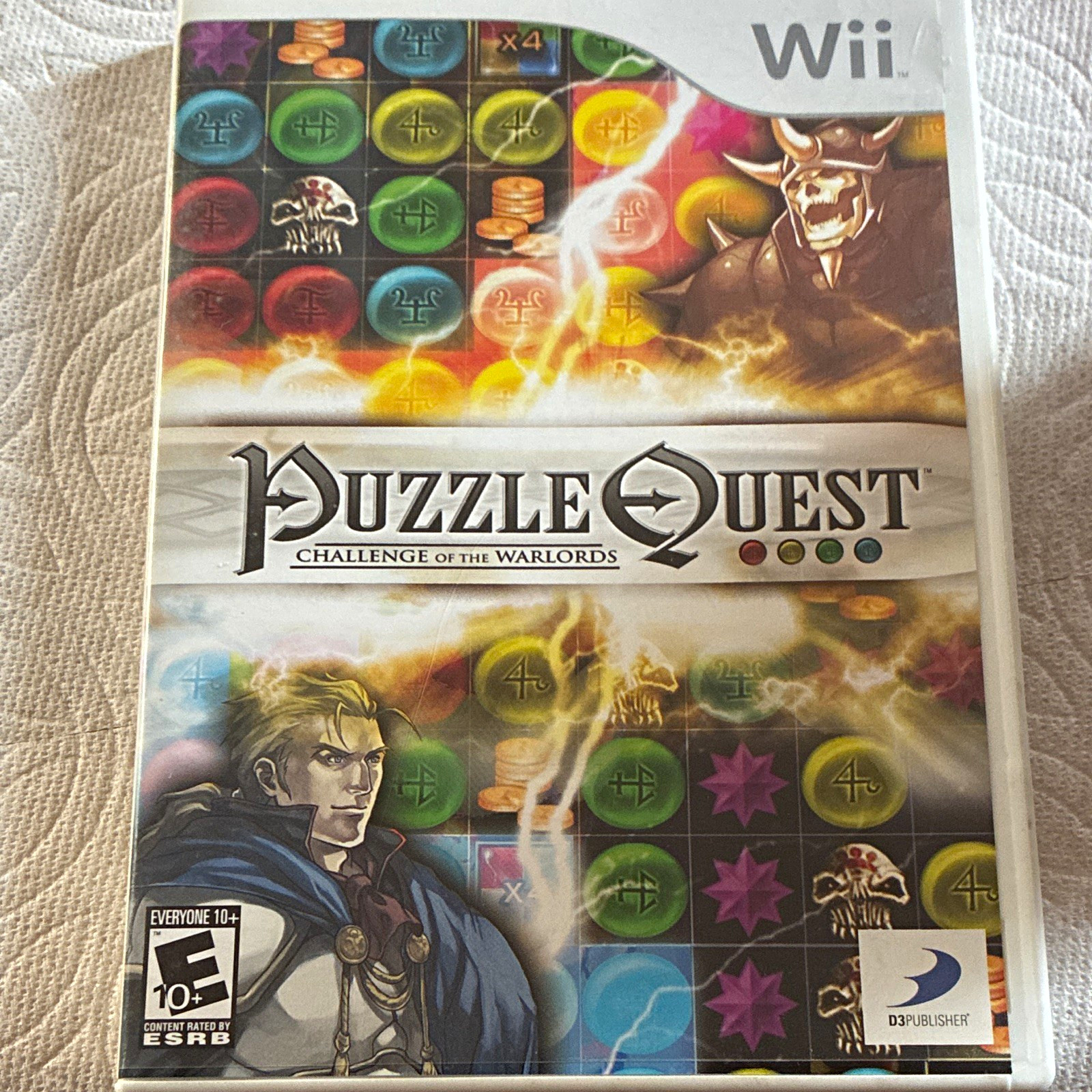 D3Publisher Puzzle Quest: Challenge of the Warlords Wii Complete w/ Manual E10+…