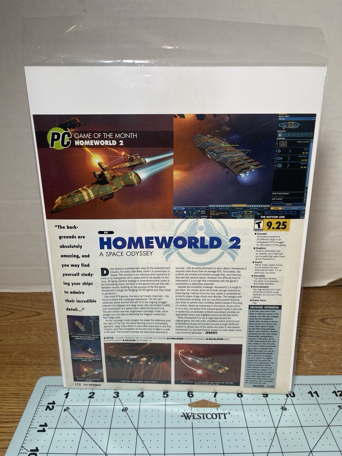 Homeworld 2 Pc video game Review Magazine Article print ad wall art Ephemera