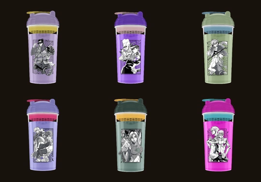 Gamersupps - JoJo's Bizzare Adventure - Full Collection Of 6 Cups