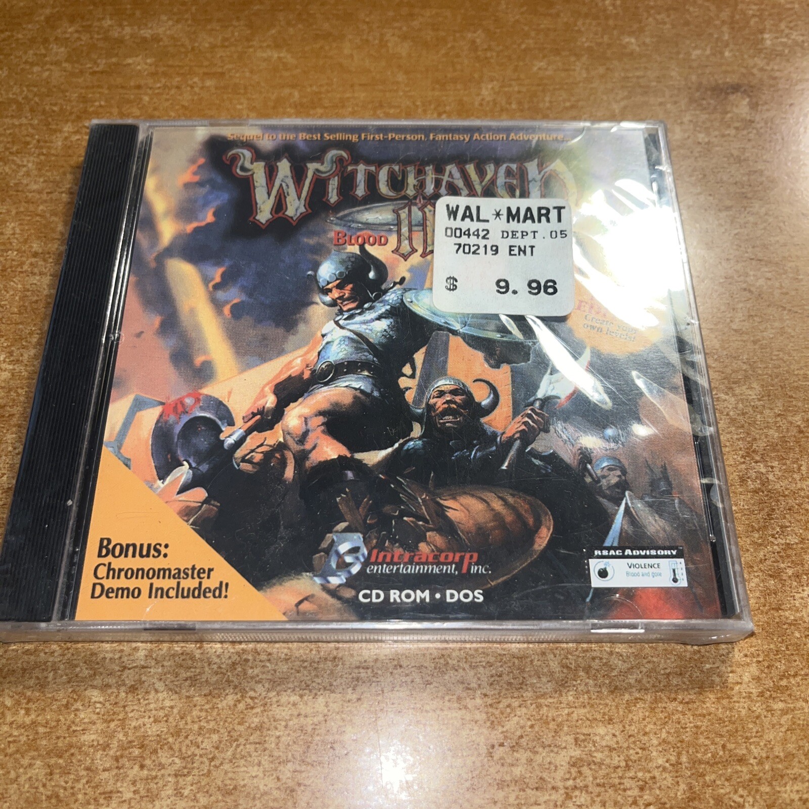 WITCHAVEN II: Blood Vengeance (by Intracorp-IBM CD-ROM, DOS 1996) NEW/Sealed