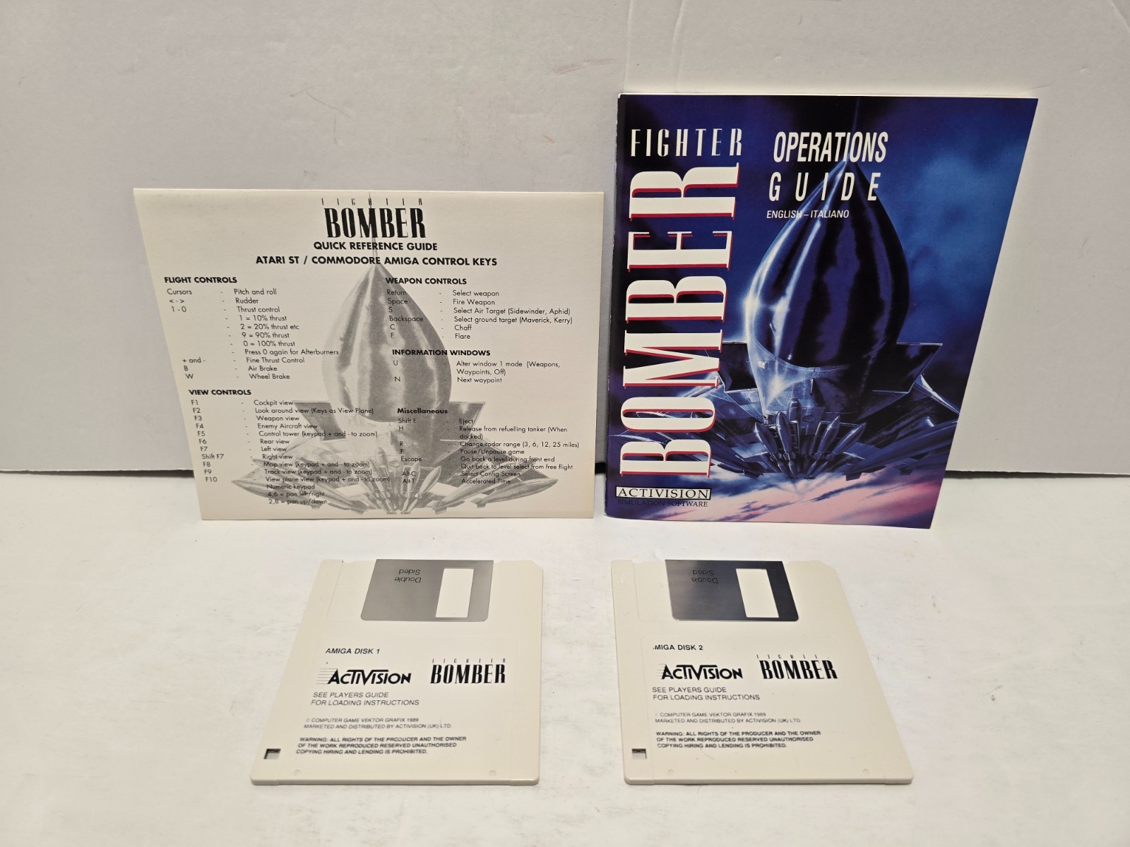 Fighter Bomber w/ Manual & Inserts 3.5