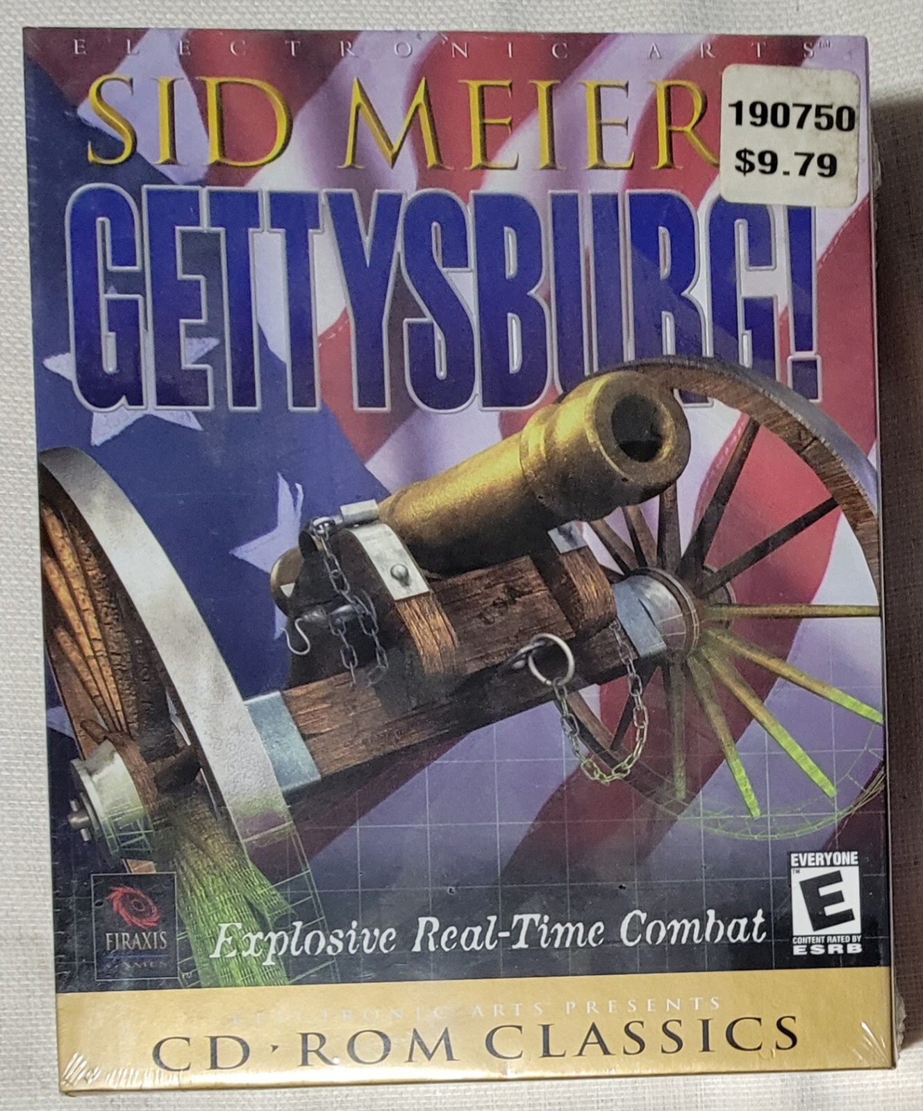 Vintage Sid Meier's Gettysburg Big Box Windows PC Car Game Sealed / New