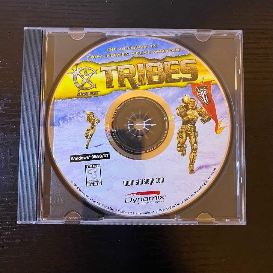 Starsiege: Tribes (PC, 1998) CD-ROM Game