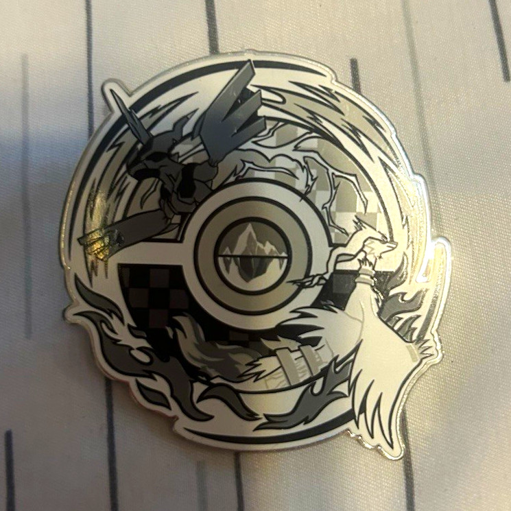 Pokemon Go Tour Reshiram/Zekrom exclusive pin.