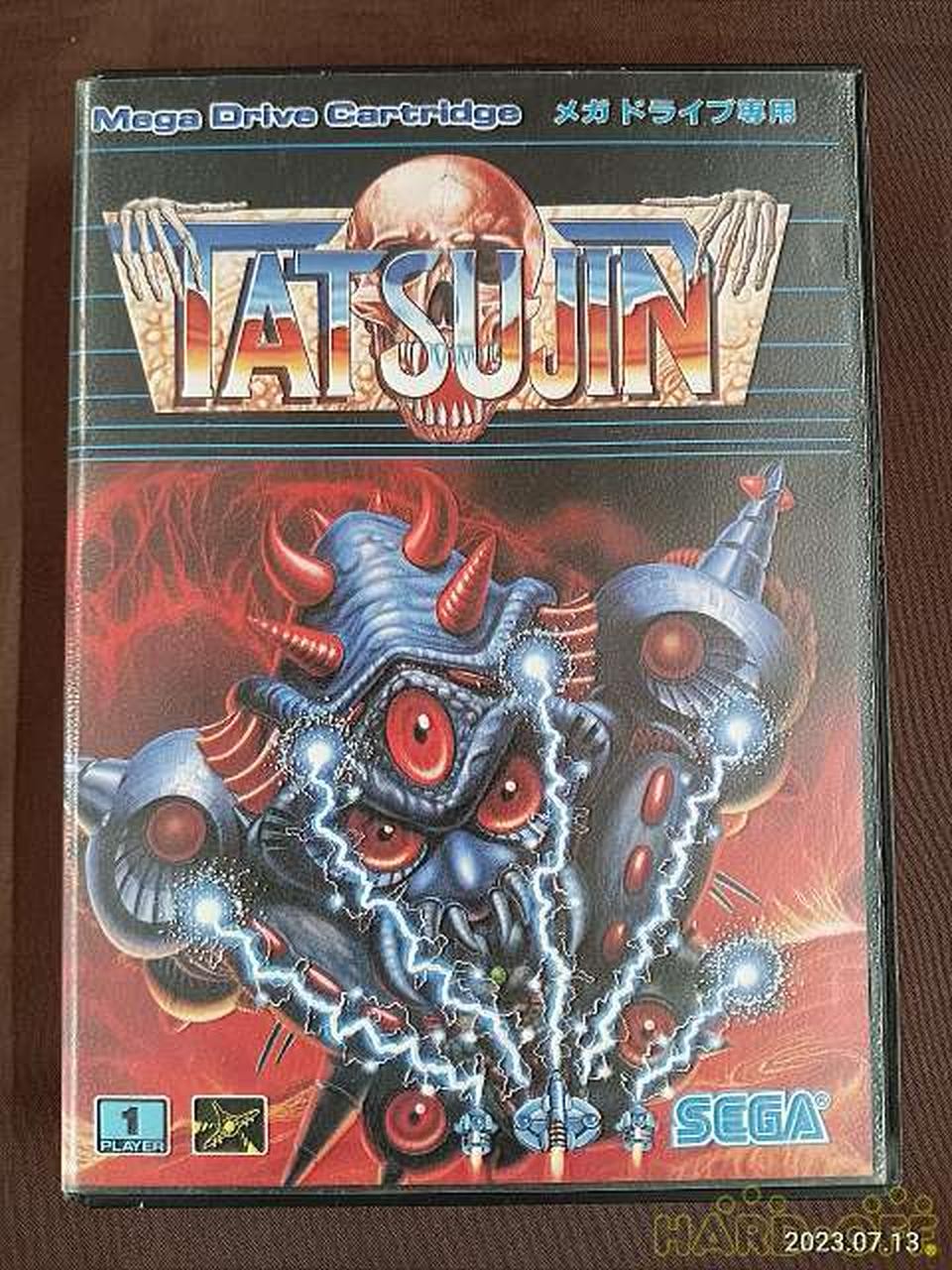 Sega Genesis Truxton Shooter Video Game Toaplan Tatsujin Japan CIB Used