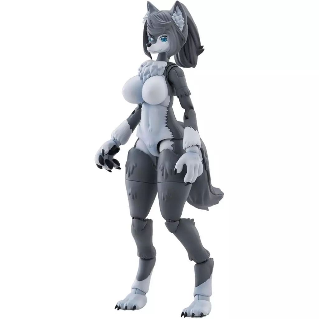 Gray Wolf Aoshima Kemopla No.KP-03R Non-scale Plastic Model Kit Figure
