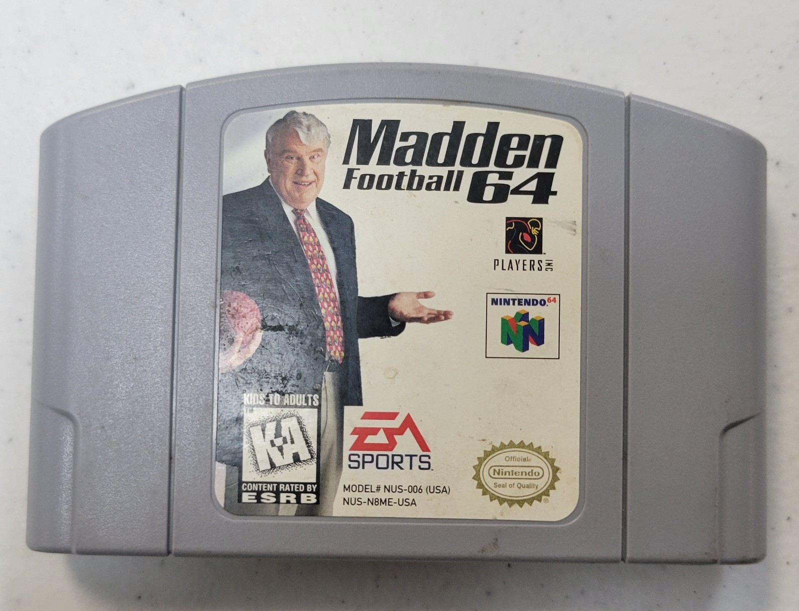 Madden NFL Football and NFL Quarterback games - Nintendo 64 (N64) Tested Working