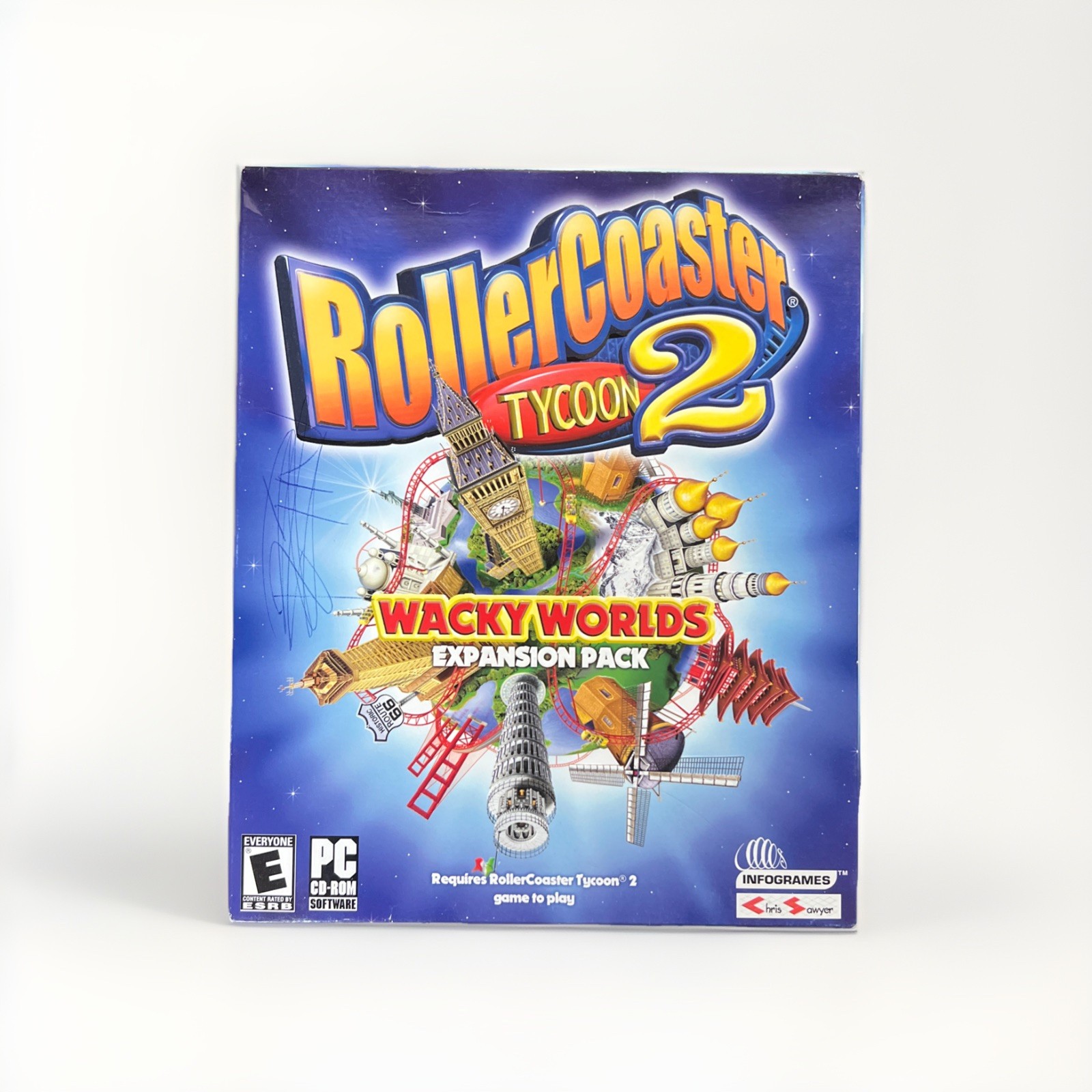 RollerCoaster Tycoon 2: Wacky Worlds, 2003, Big Box, New & Sealed - Read