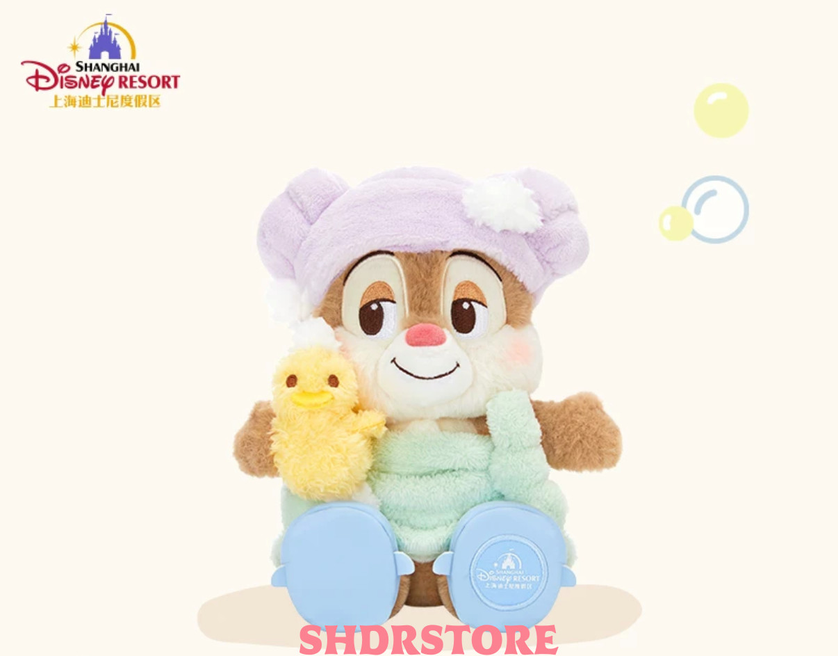 Disney authentic 2026 dale bath plush 7inches shanghai disneyland