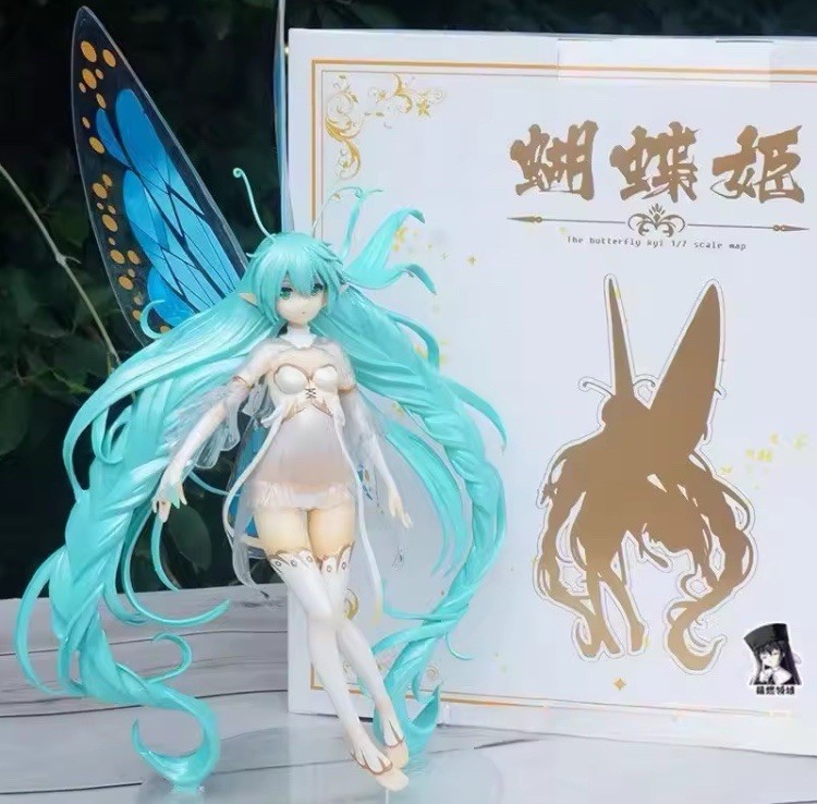 Hatsune Miku 33cm Butterfly Fairy 1:7 PVC Figure Statue RARE  In Box 🪽