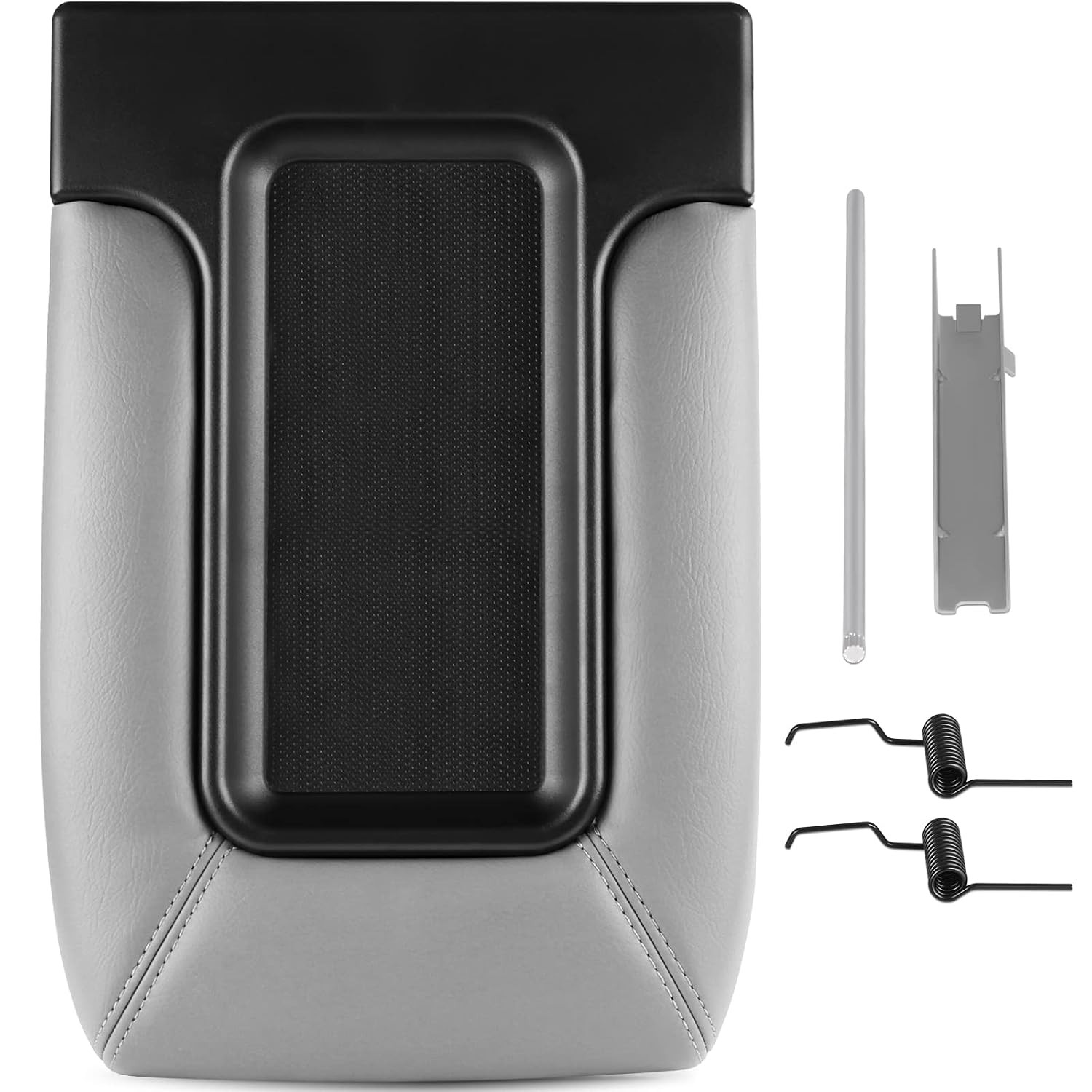 GMC Sierra 2001-2007 Auto Gray Center Console Lid Kit Replacement Fitment