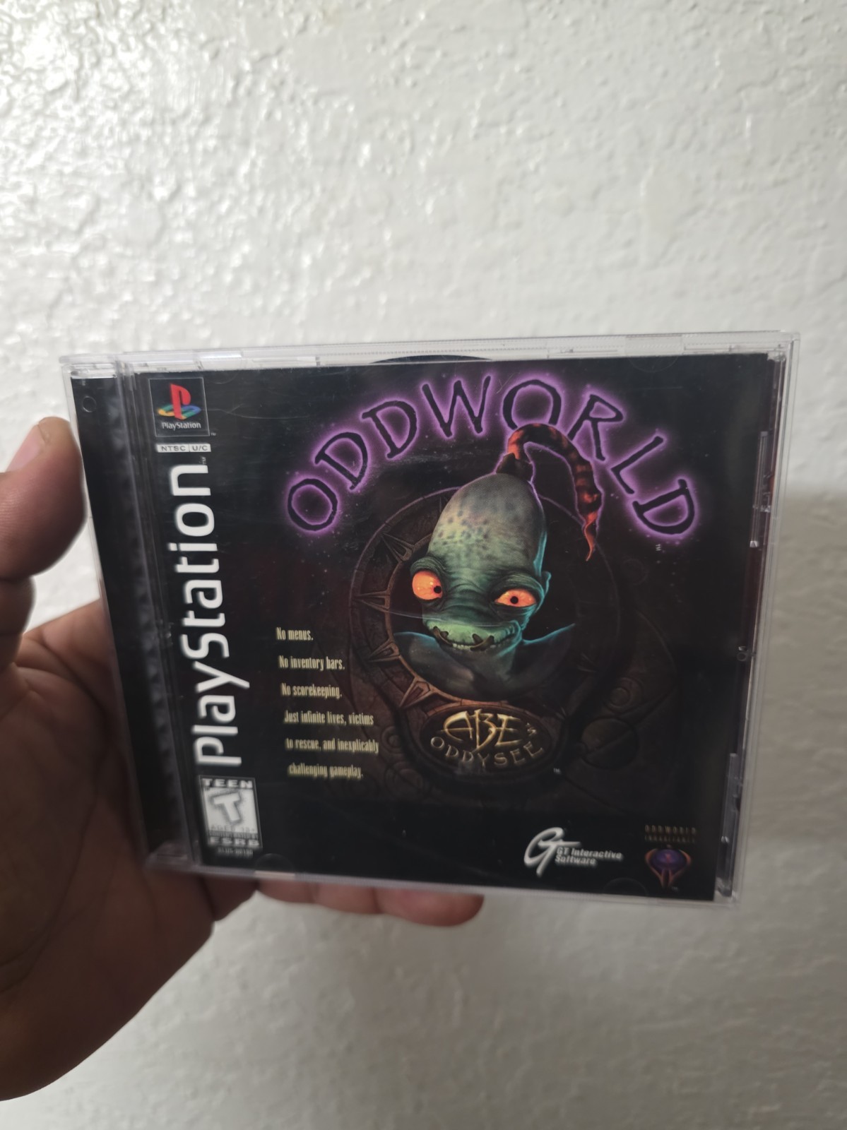 Sony Playstation 1 PS1 Oddworld Abes Oddysee CIB Cleaned & Tested
