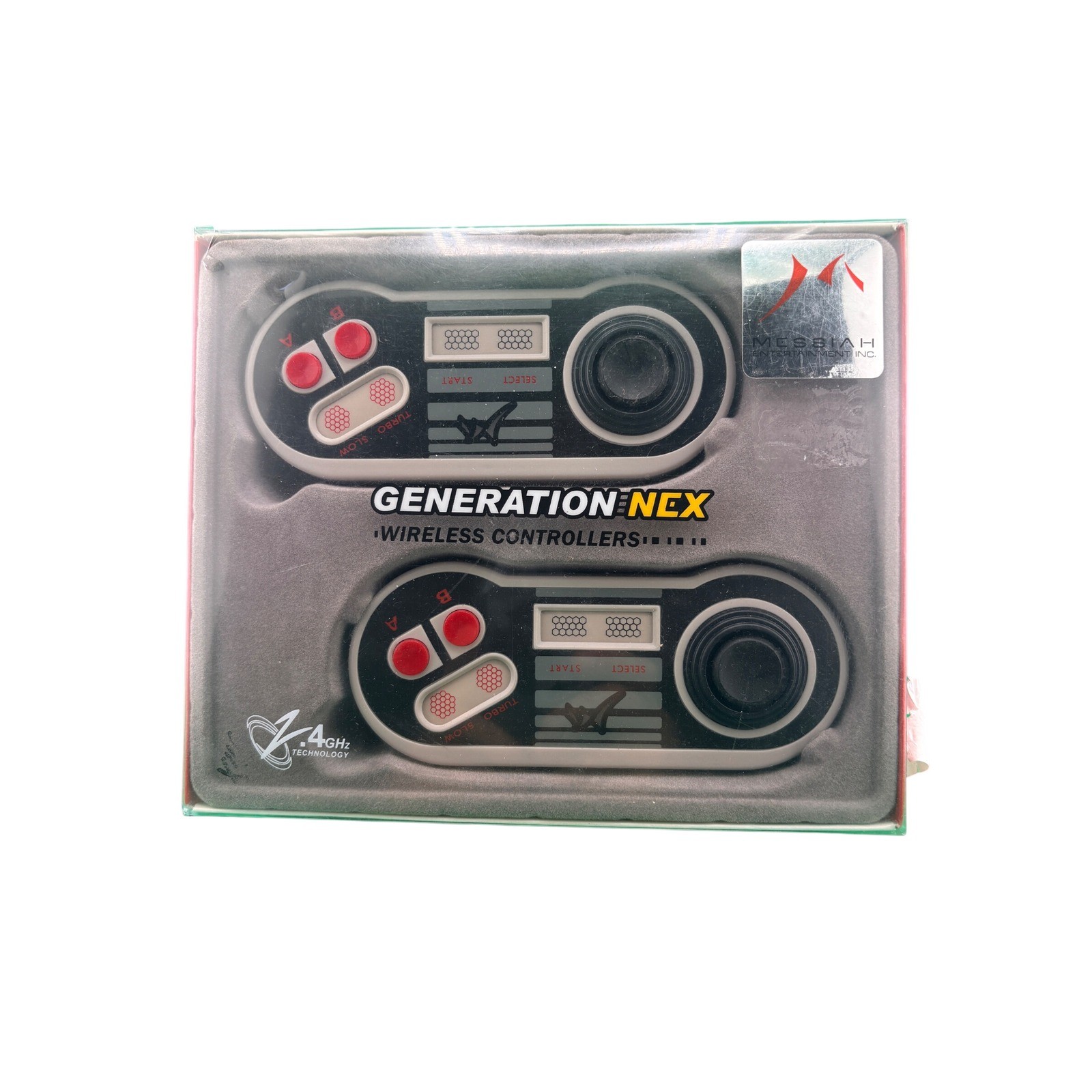 Messiah Entertainment Generation NEX Wireless Controllers 2 Pack 2.4GHz Gray Red