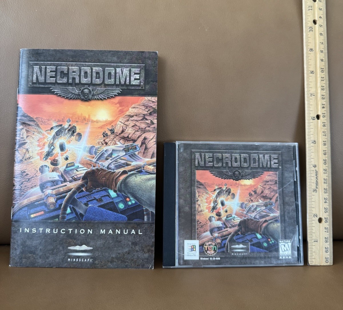 1996 Necrodome PC CD-ROM Game W/Manual ~ Windows ~ Vintage