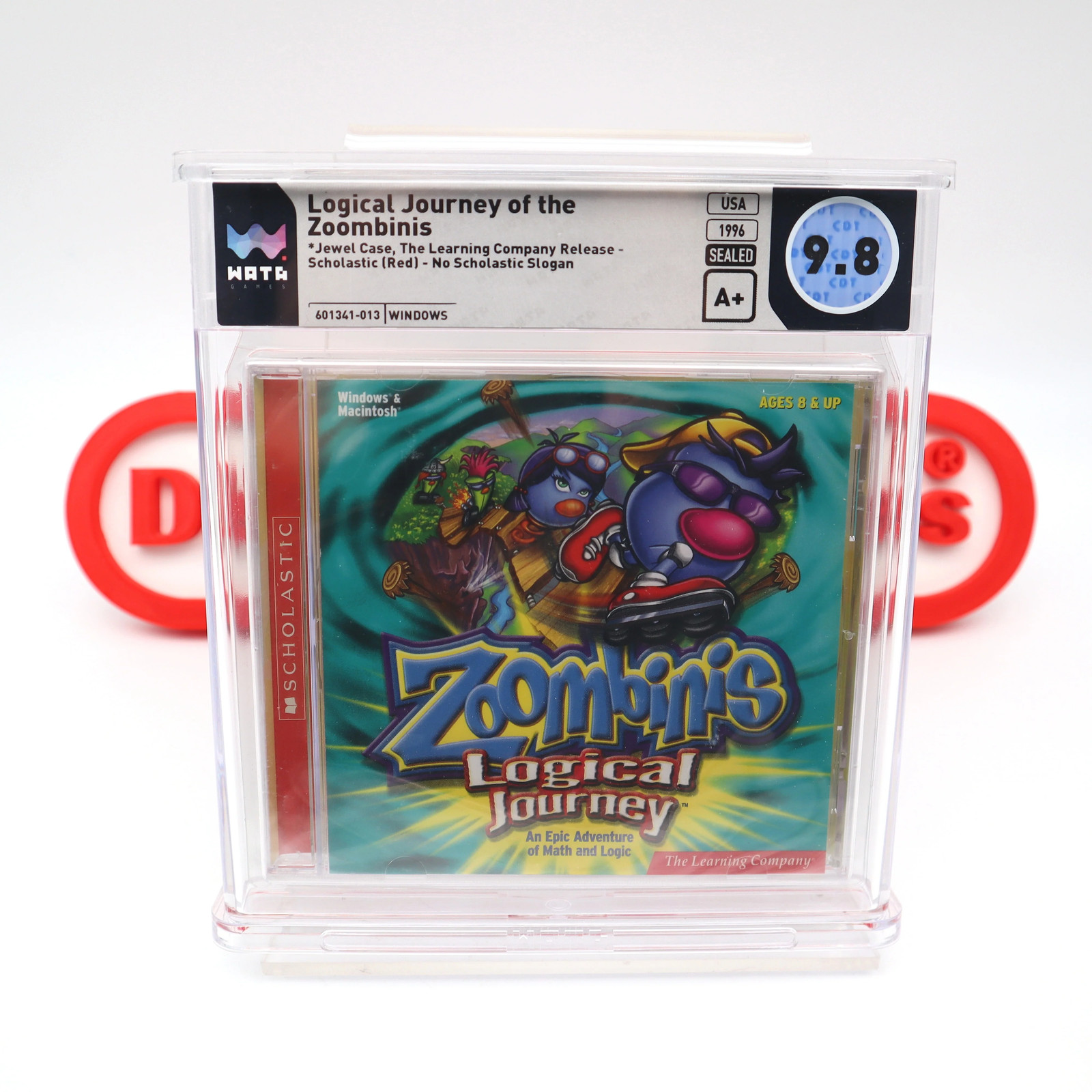 LOGICAL JOURNEY OF THE ZOOMBINIS -WATA GRADED 9.8 A+ NEW Sealed Windows PC Game