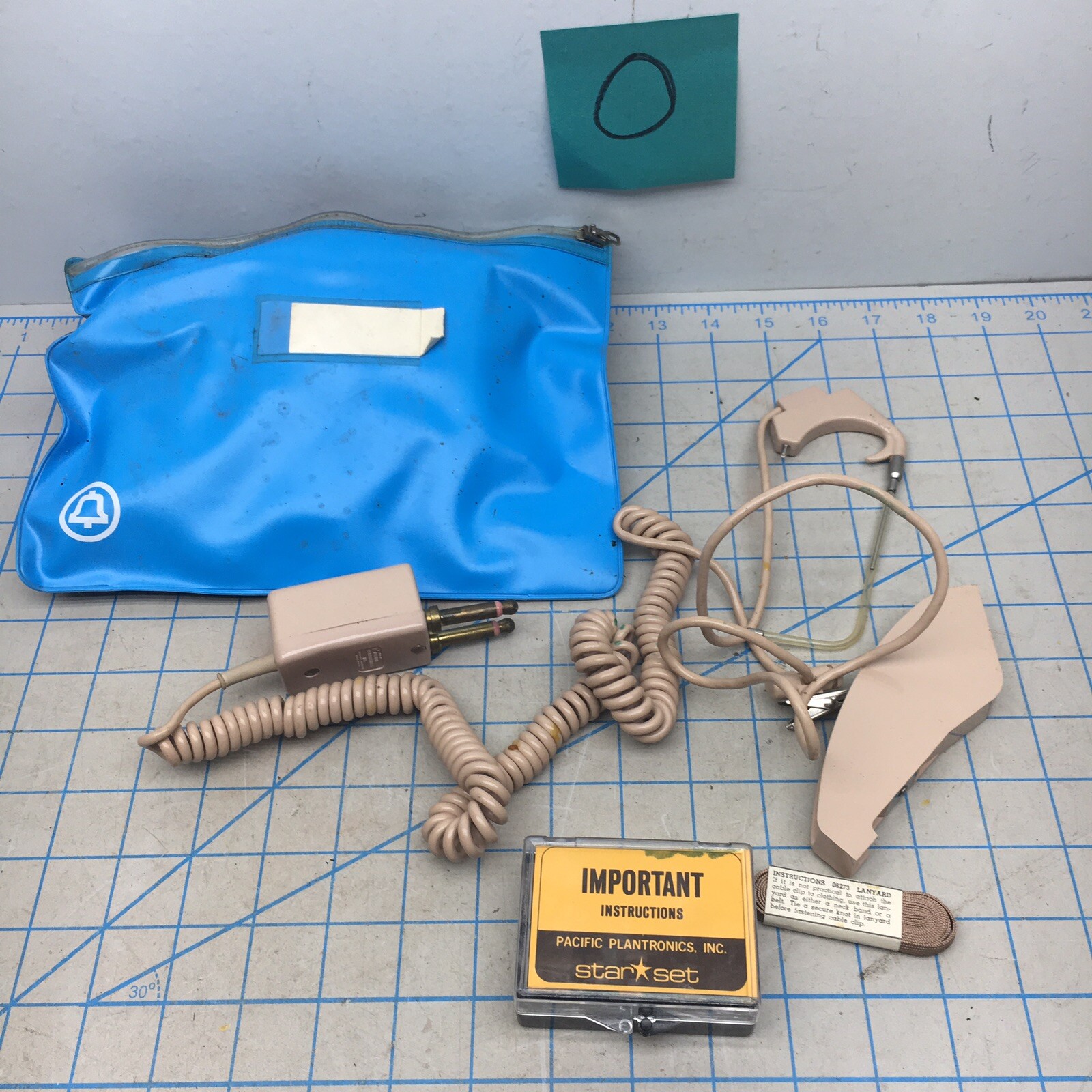 Vintage Bell System Earpiece Pacific Plantronics 1-71B KS-20778 Untested