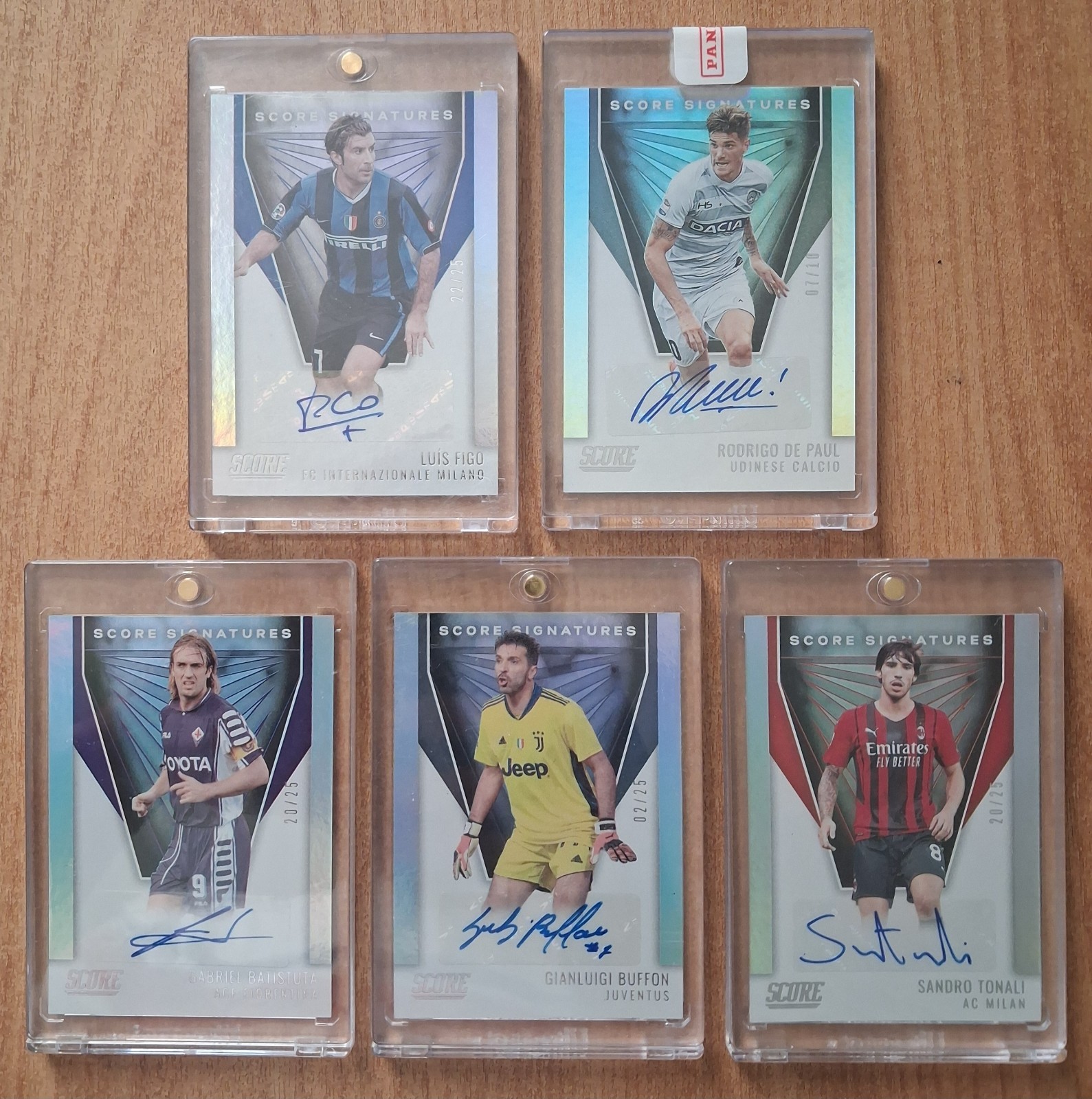 2021-22 Panini Score Signatures Serie A 