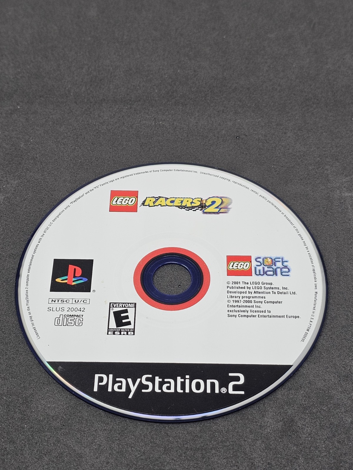 LEGO Racers 2 (Sony PlayStation 2) Disc Only Tested Working Refinished