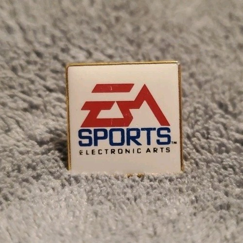 EA Sports Pin Gold Toned Electronic Arts Original Factory Issue VINTAGE
