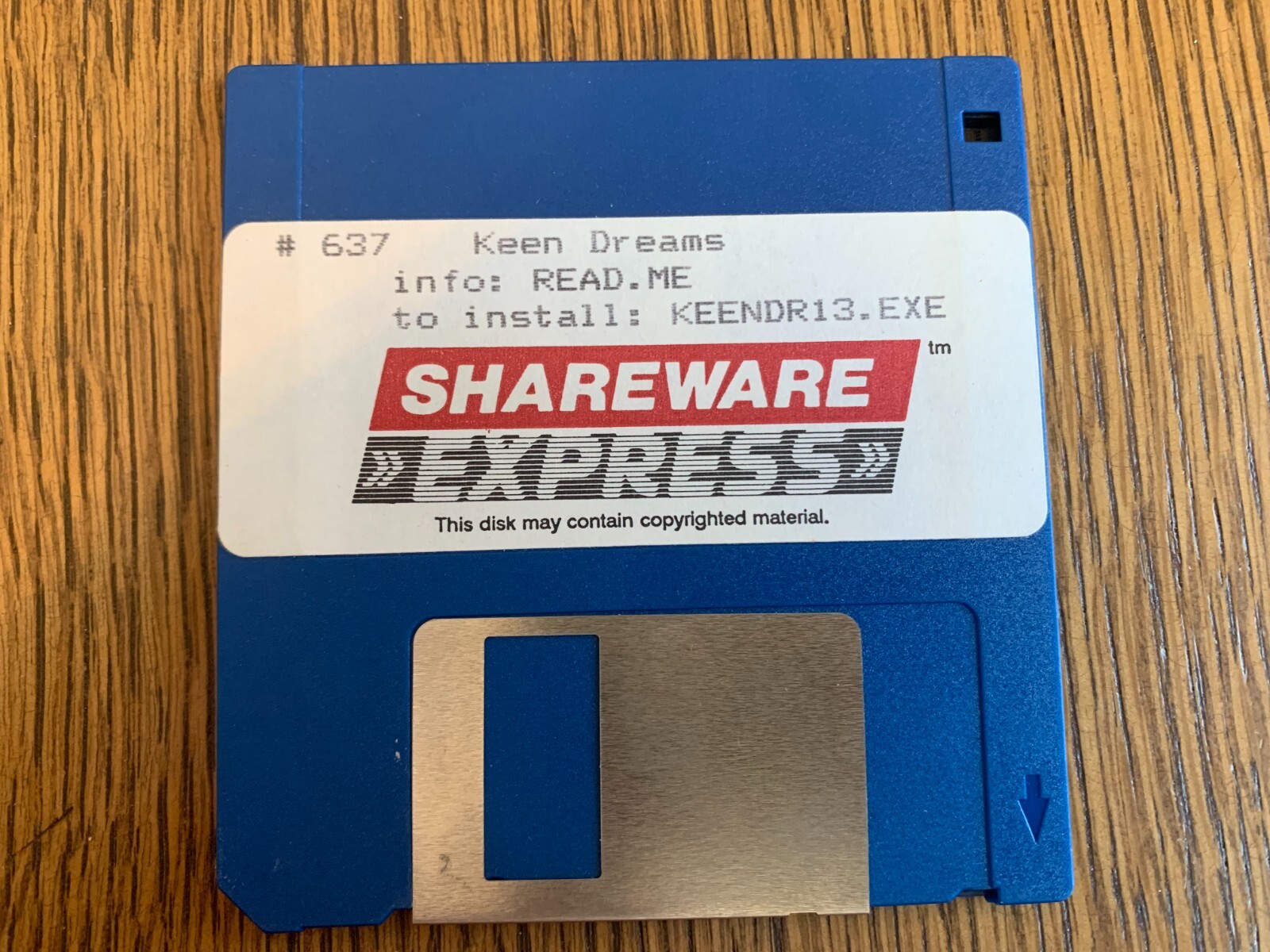KEEN DREAMS GAME PC MS-DOS COMPUTER 3.5